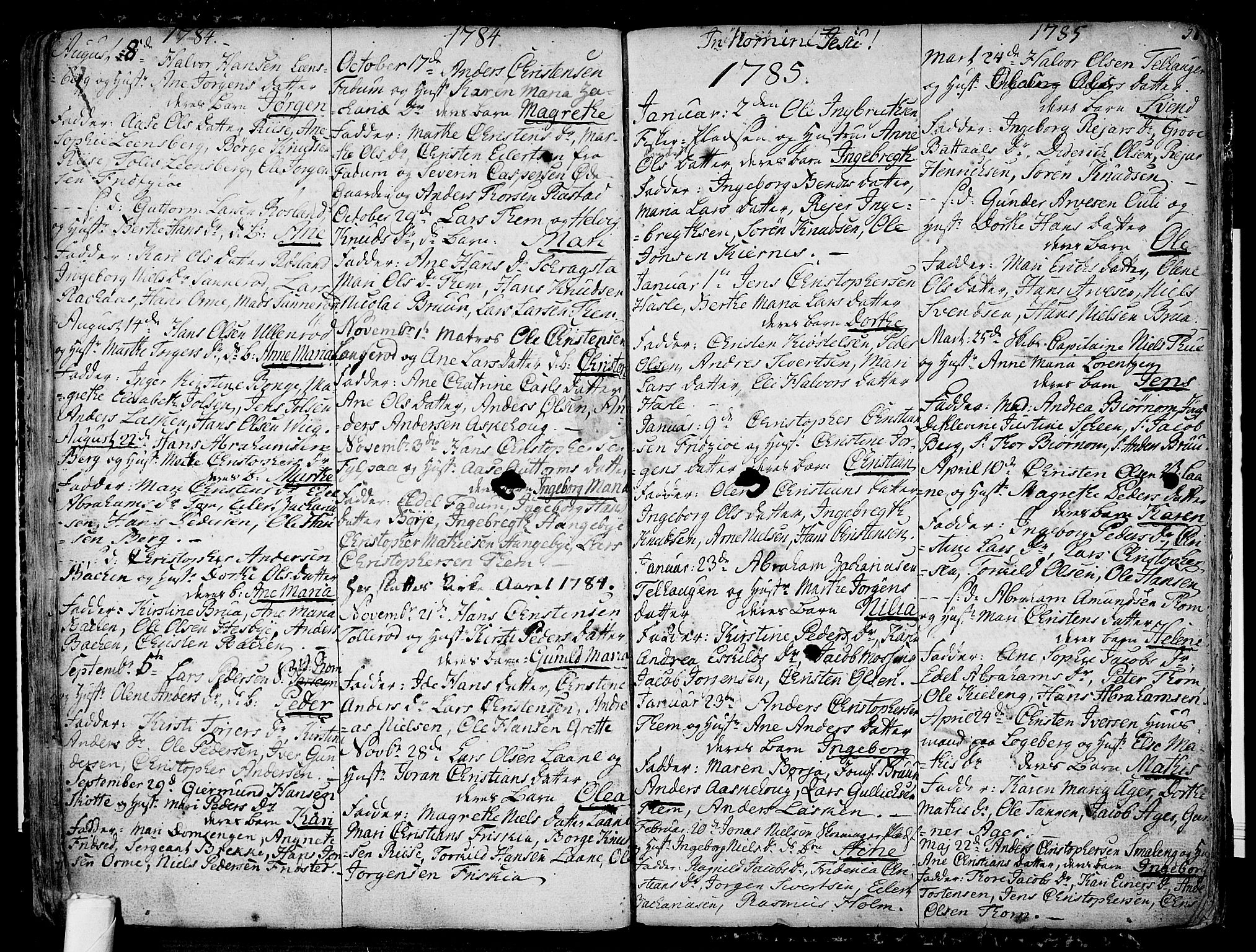 Sem kirkebøker, AV/SAKO-A-5/F/Fa/L0002: Parish register (official) no. I 2, 1764-1798, p. 51