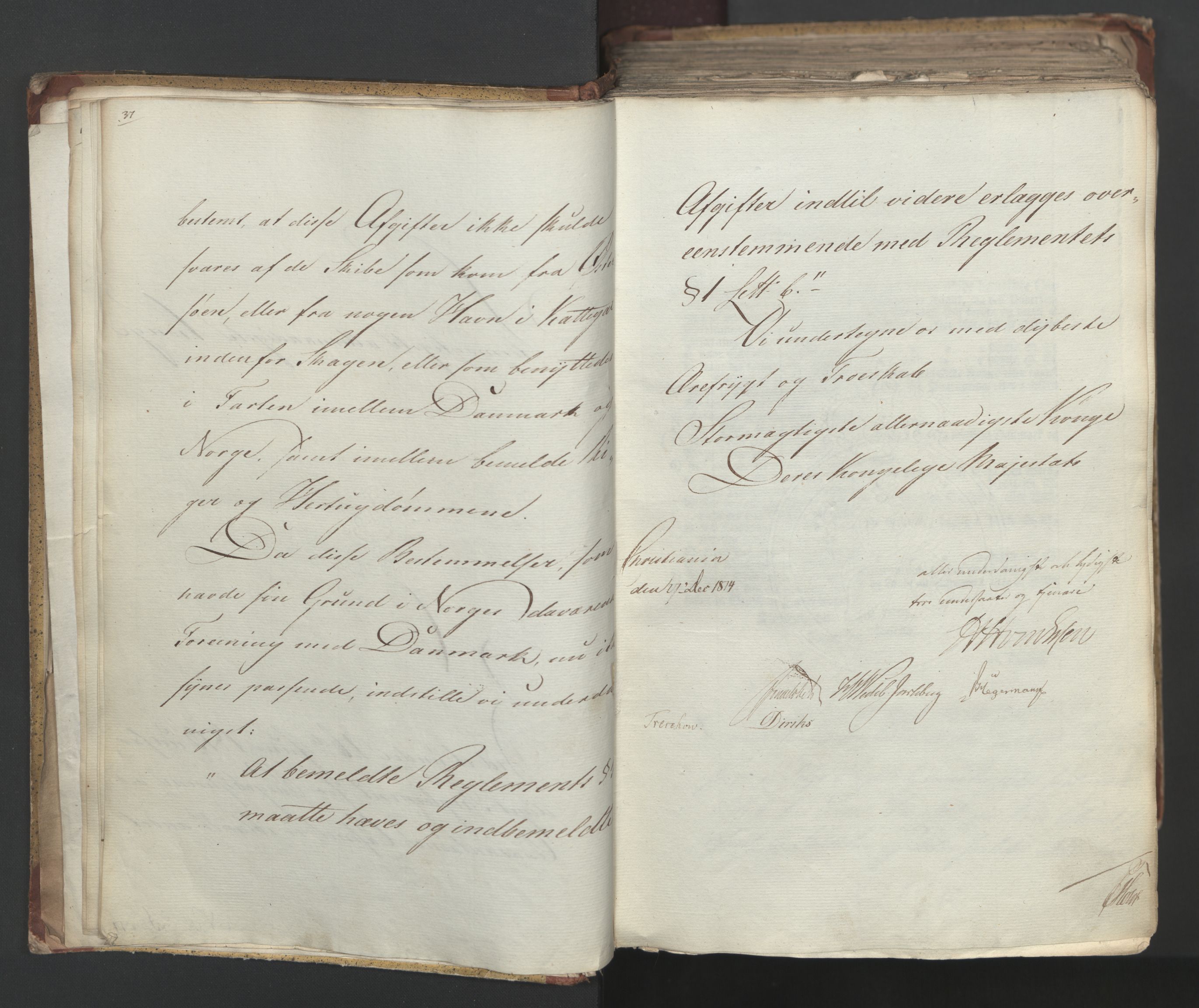 Statsrådsavdelingen i Stockholm, AV/RA-S-1003/D/Da/L0001: Regjeringsinnstillinger nr. 1-262, 1814-1815, p. 29