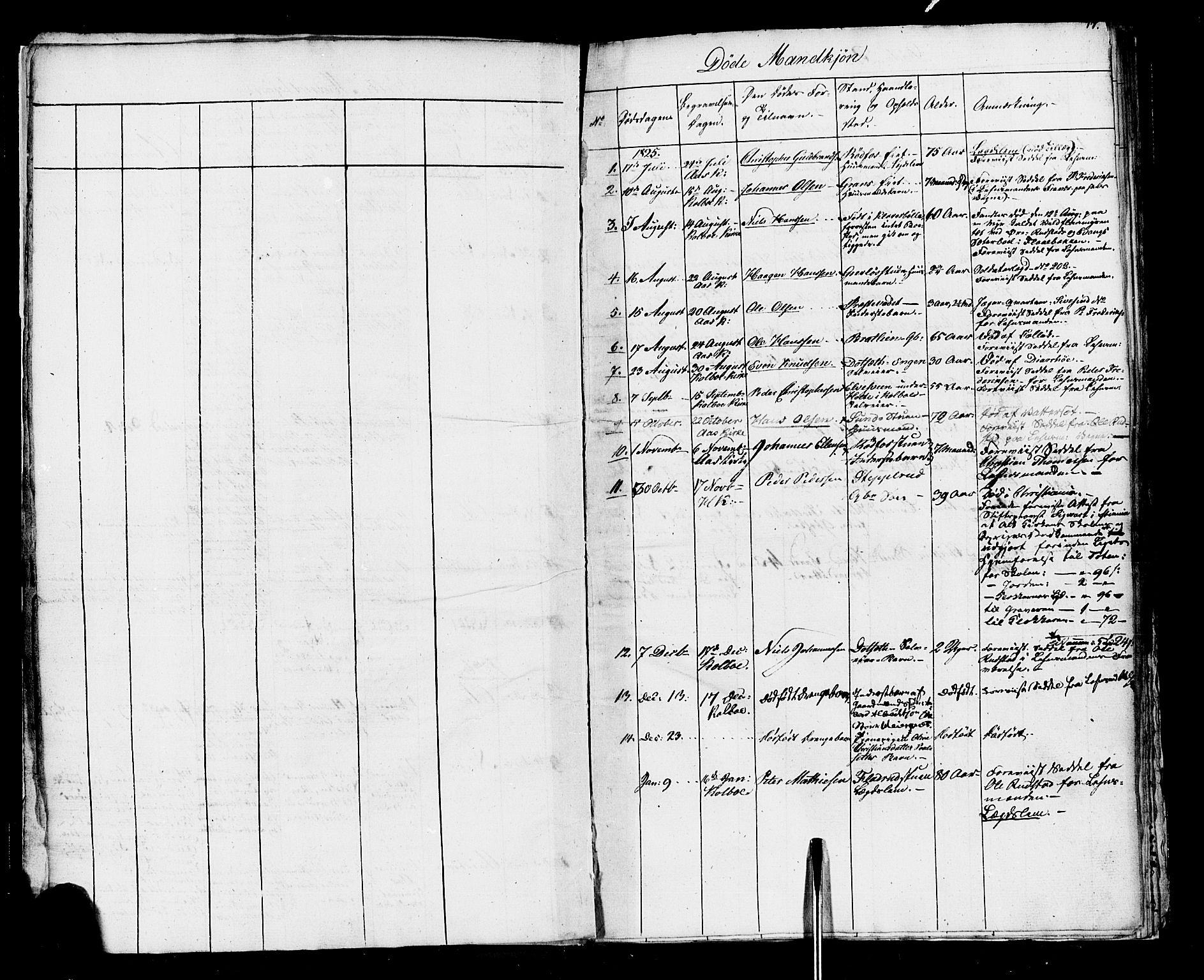 Vestre Toten prestekontor, AV/SAH-PREST-108/H/Ha/Haa/L0001: Parish register (official) no. 1, 1825-1826, p. 17