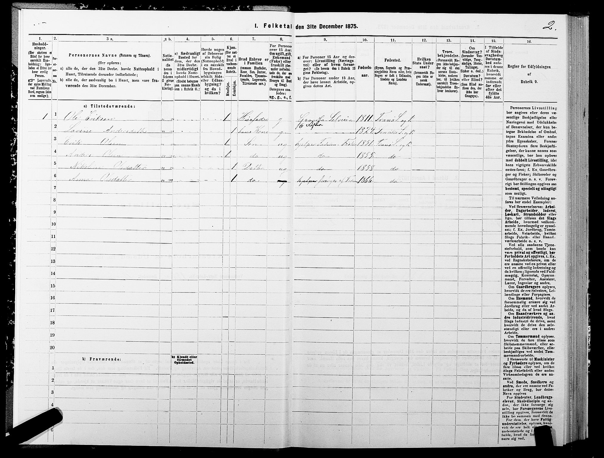SATØ, 1875 census for 1927P Tranøy, 1875, p. 4002