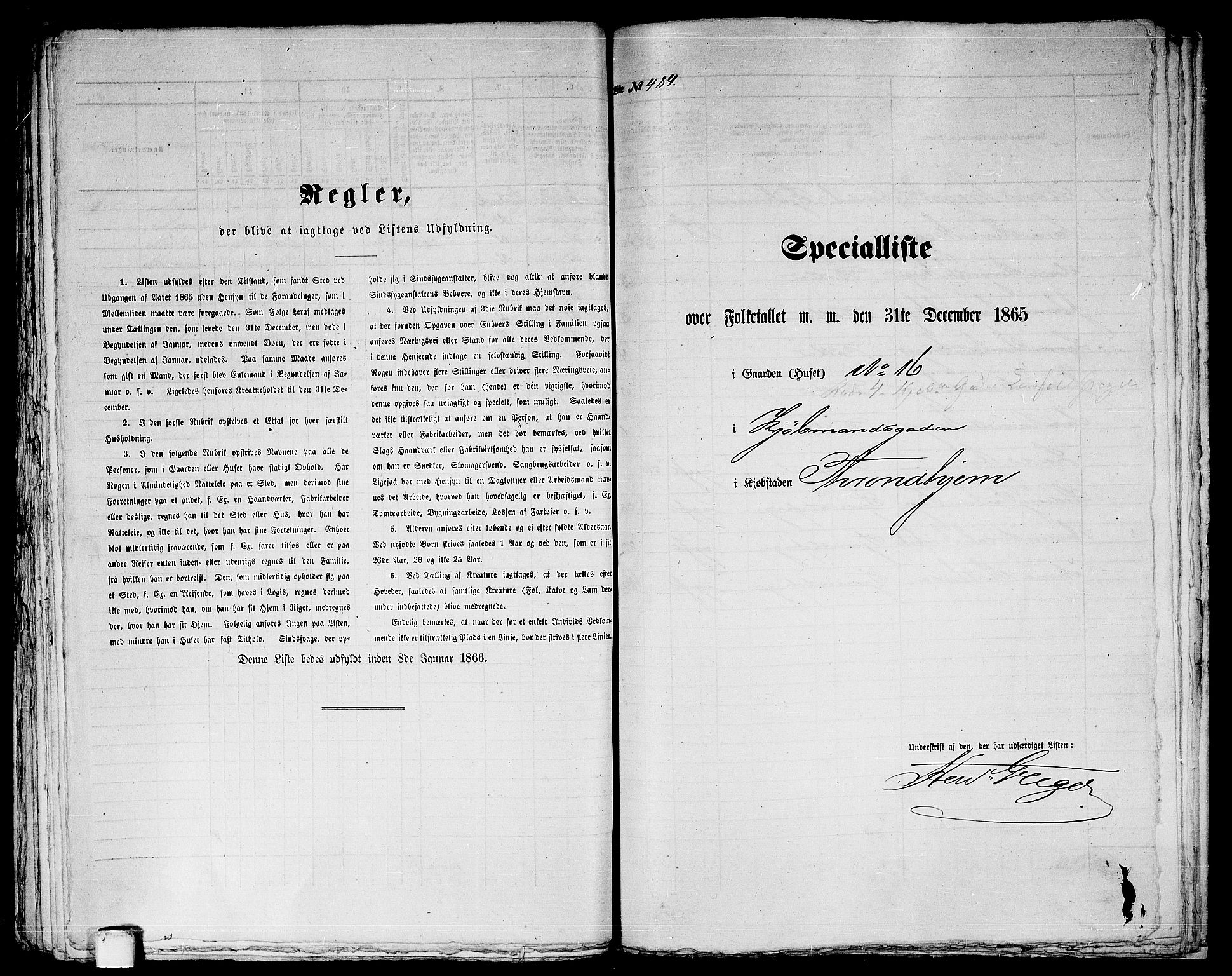 RA, 1865 census for Trondheim, 1865, p. 1012