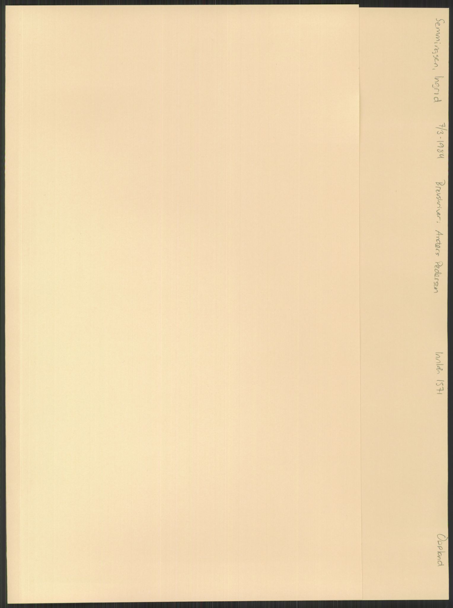 Samlinger til kildeutgivelse, Amerikabrevene, RA/EA-4057/F/L0014: Innlån fra Oppland: Nyberg - Slettahaugen, 1838-1914, p. 767