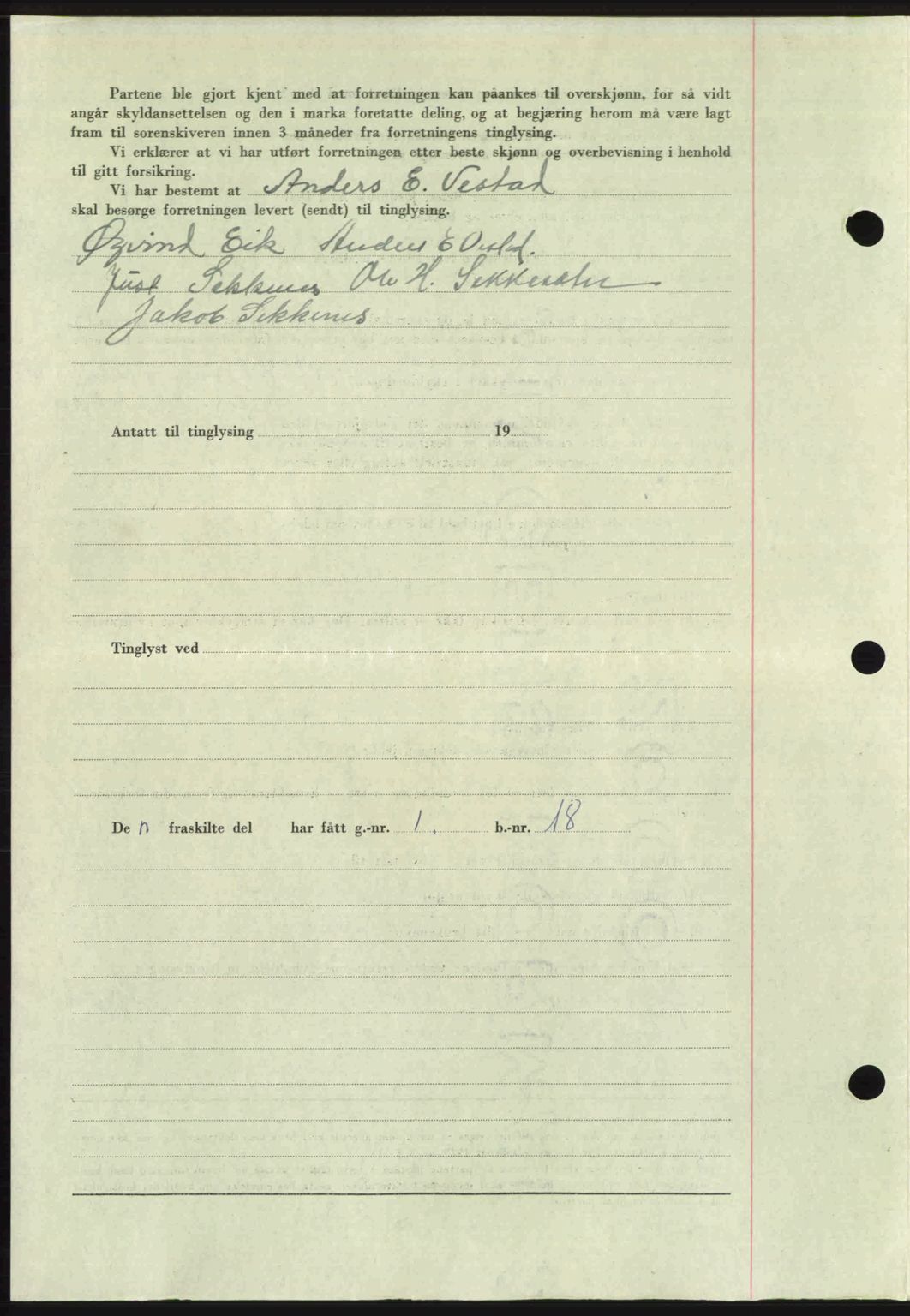 Romsdal sorenskriveri, AV/SAT-A-4149/1/2/2C: Mortgage book no. A28, 1948-1949, Diary no: : 3353/1948