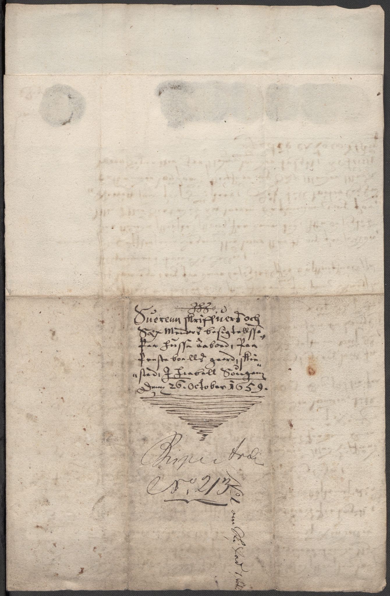 Riksarkivets diplomsamling, RA/EA-5965/F15/L0005: Prestearkiv - Østfold, 1572-1830, p. 267