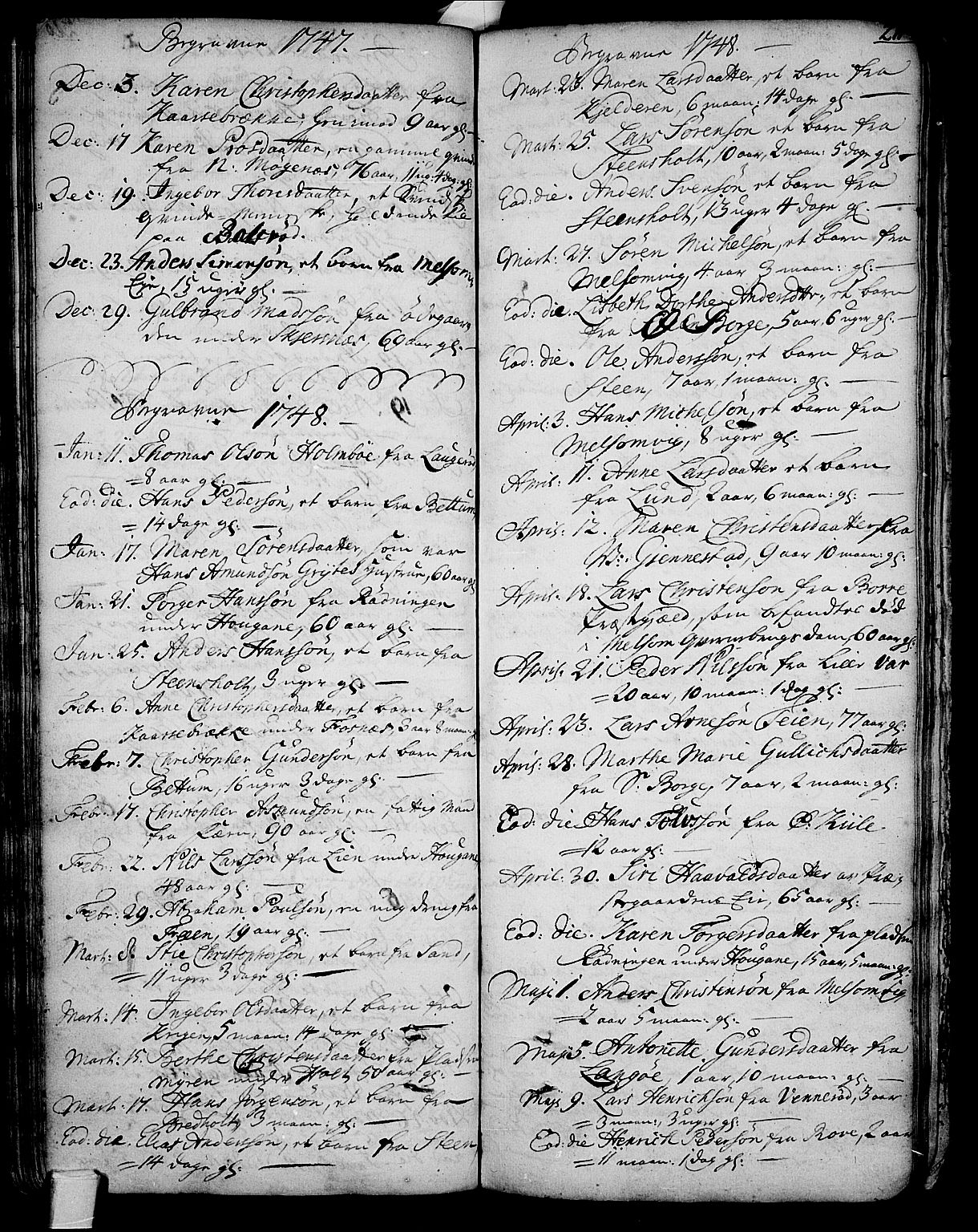 Stokke kirkebøker, AV/SAKO-A-320/F/Fa/L0002: Parish register (official) no. I 2, 1732-1770, p. 211