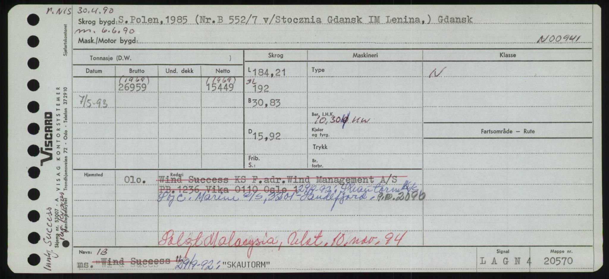 Sjøfartsdirektoratet med forløpere, Skipsmålingen, AV/RA-S-1627/H/Hd/L0034: Fartøy, Sk-Slå, p. 137