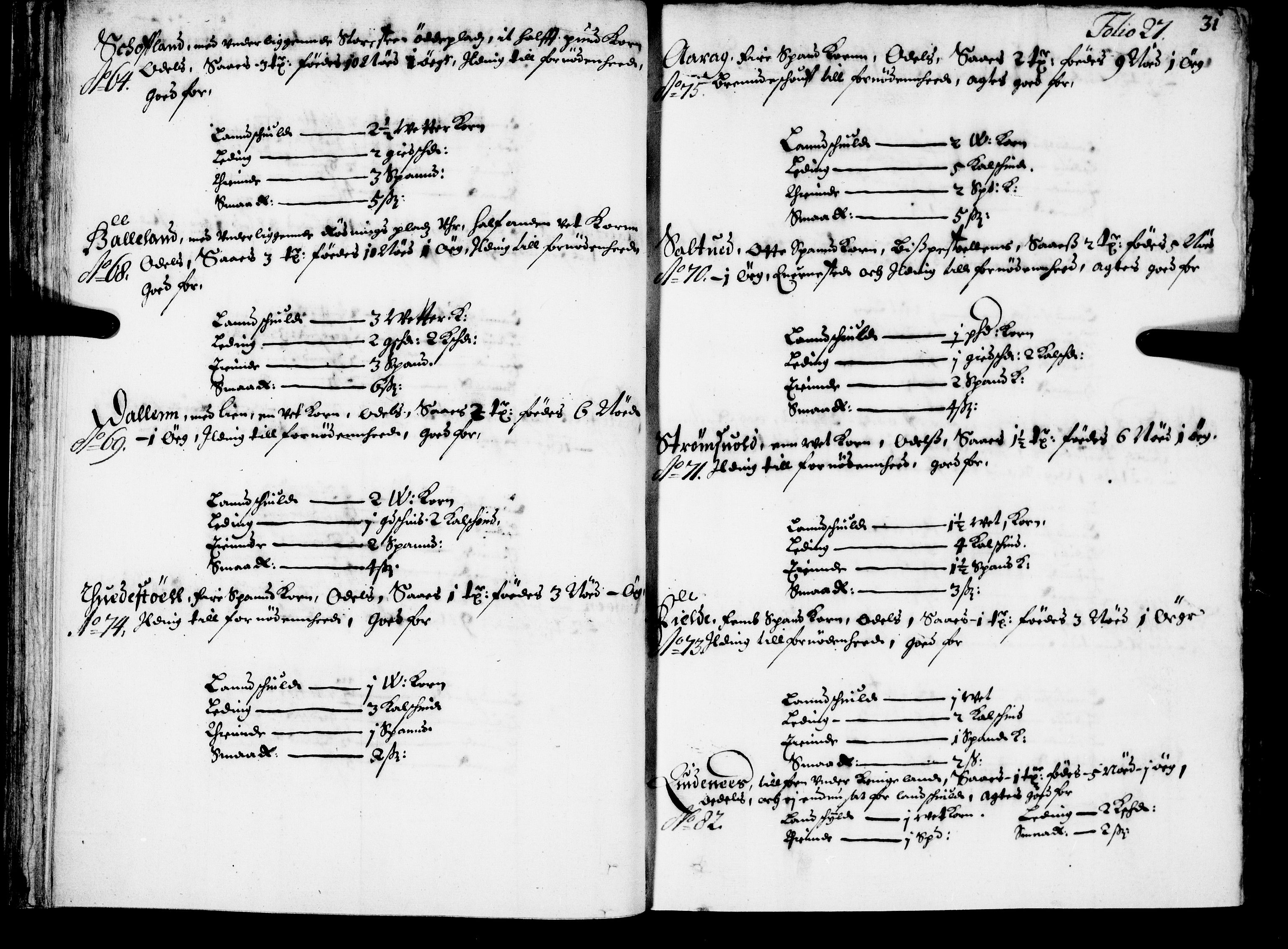 Rentekammeret inntil 1814, Realistisk ordnet avdeling, RA/EA-4070/N/Nb/Nba/L0033: Ryfylke fogderi, 1668, p. 26b-27a