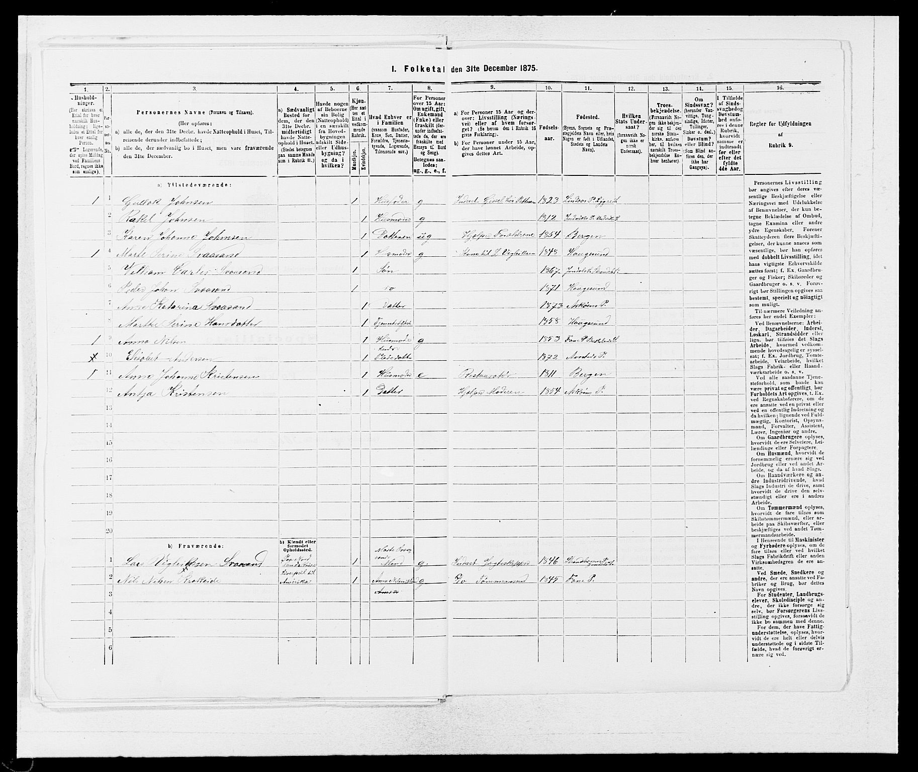 SAB, 1875 census for 1247P Askøy, 1875, p. 1139