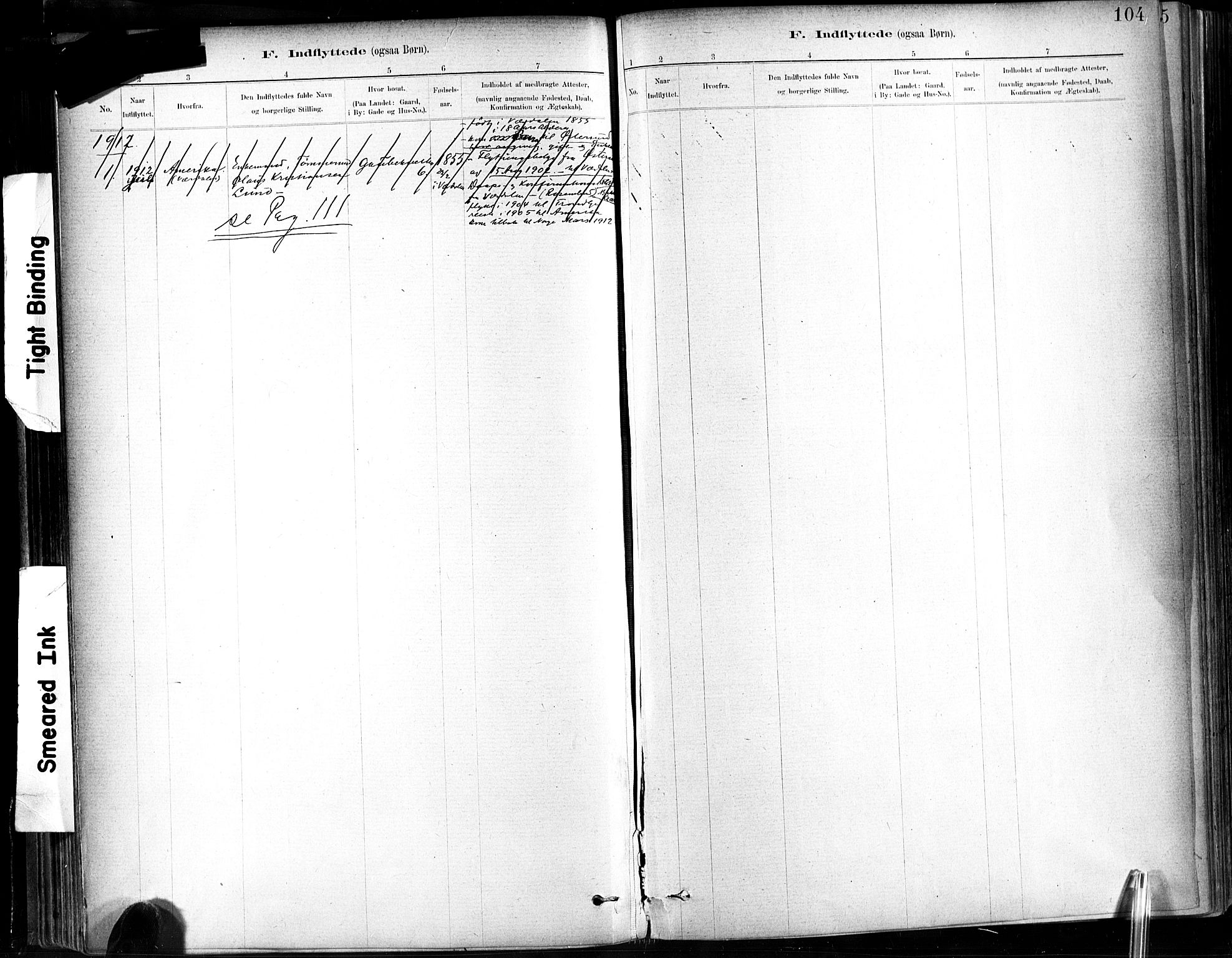 Ministerialprotokoller, klokkerbøker og fødselsregistre - Sør-Trøndelag, SAT/A-1456/602/L0120: Parish register (official) no. 602A18, 1880-1913, p. 104