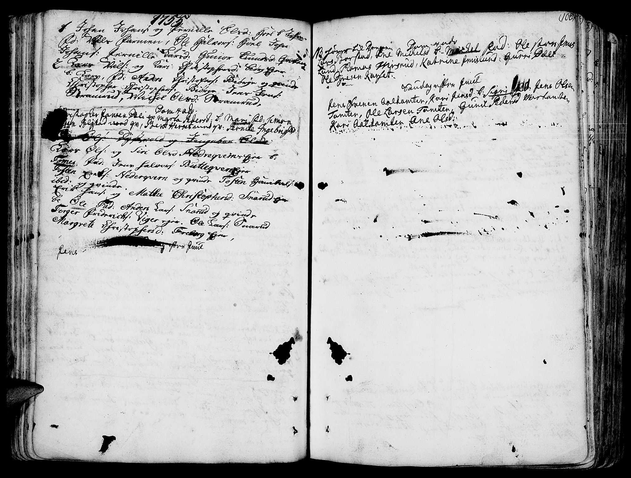 Vang prestekontor, Hedmark, AV/SAH-PREST-008/H/Ha/Haa/L0003: Parish register (official) no. 3, 1734-1809, p. 106