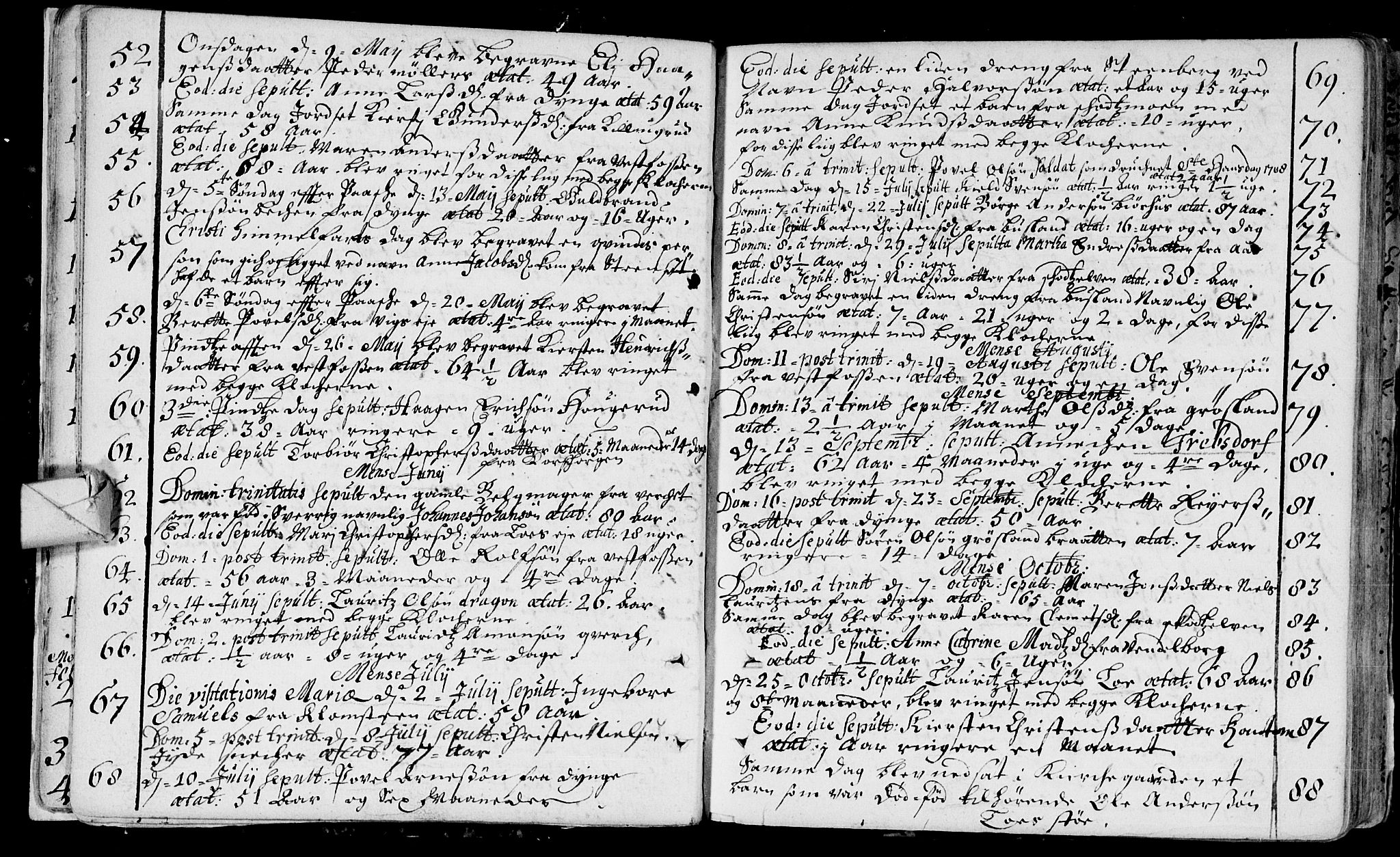 Eiker kirkebøker, AV/SAKO-A-4/F/Fa/L0006: Parish register (official) no. I 6 /1, 1705-1733