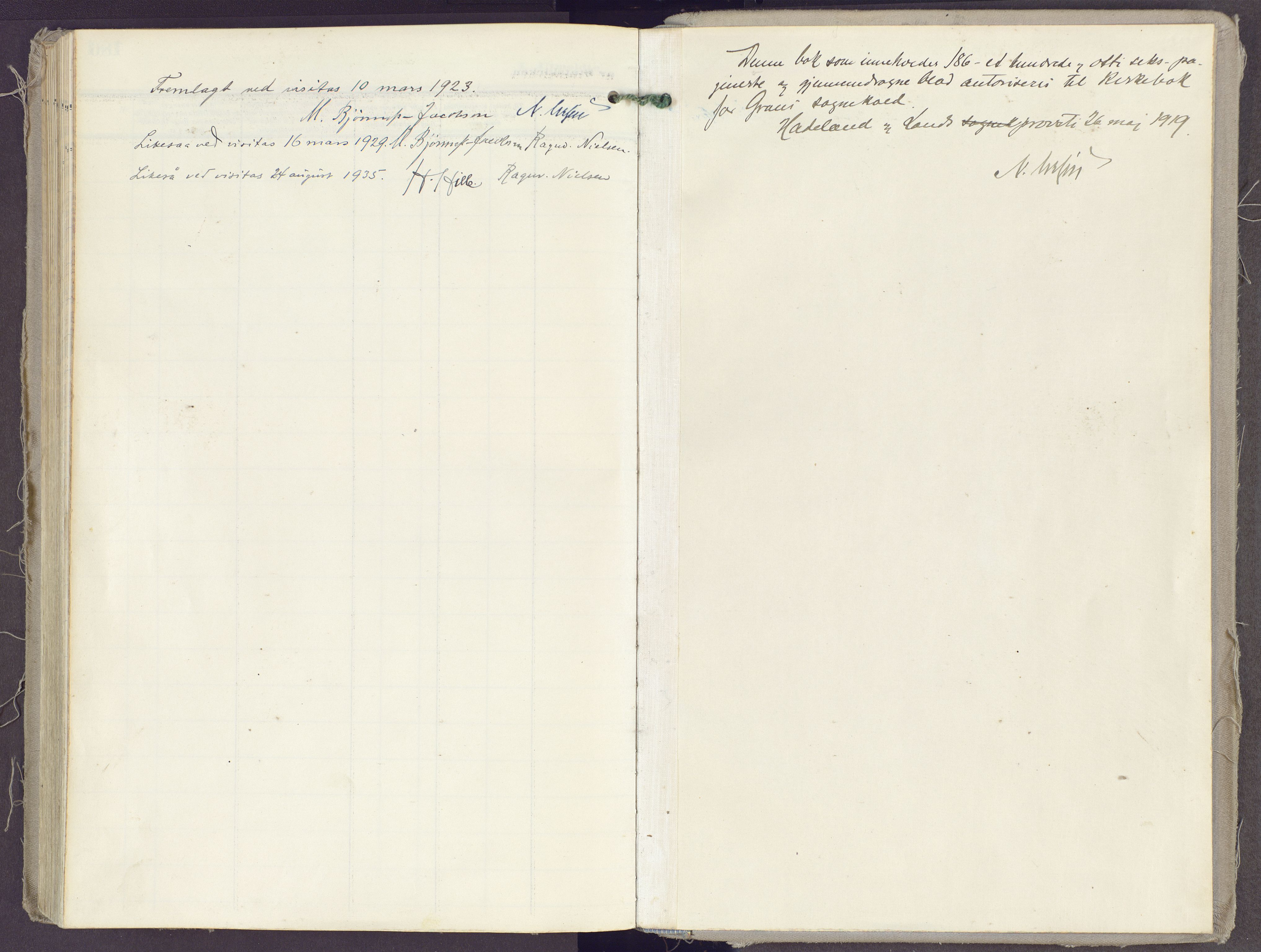 Gran prestekontor, SAH/PREST-112/H/Ha/Haa/L0023: Parish register (official) no. 23, 1919-1938