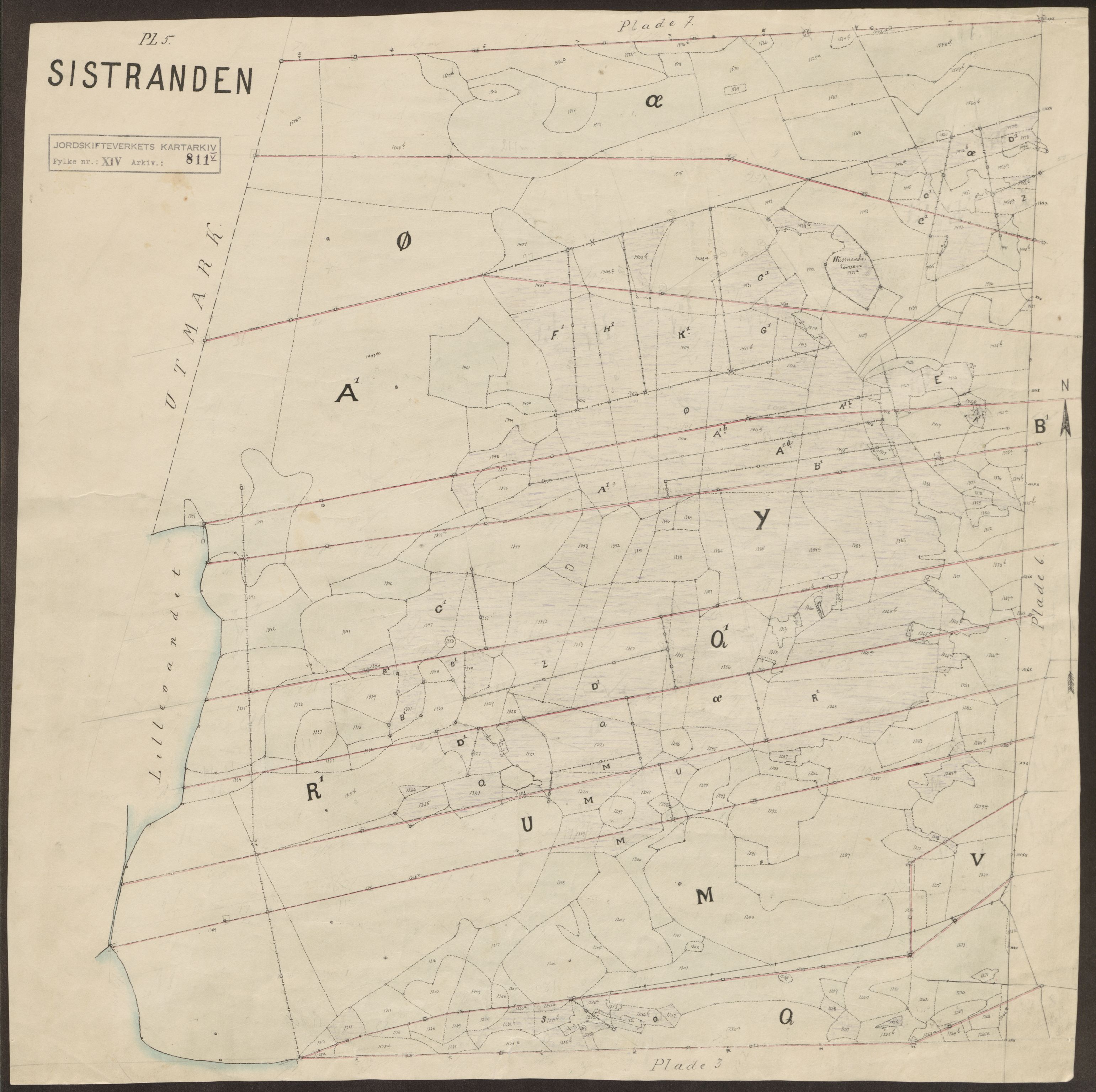 Jordskifteverkets kartarkiv, AV/RA-S-3929/T, 1859-1988, p. 1244