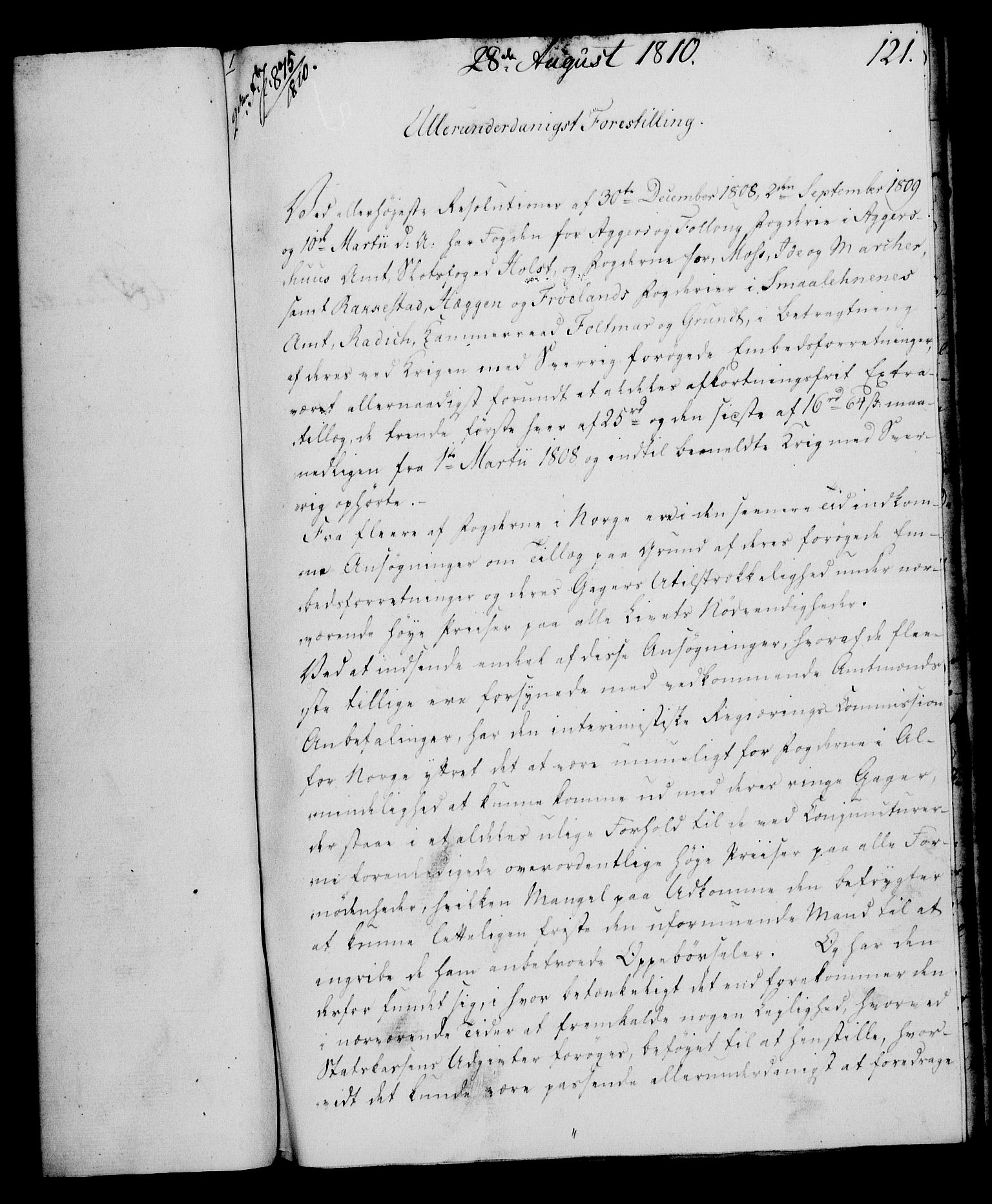 Rentekammeret, Kammerkanselliet, RA/EA-3111/G/Gf/Gfa/L0092: Norsk relasjons- og resolusjonsprotokoll (merket RK 52.92), 1810, p. 472
