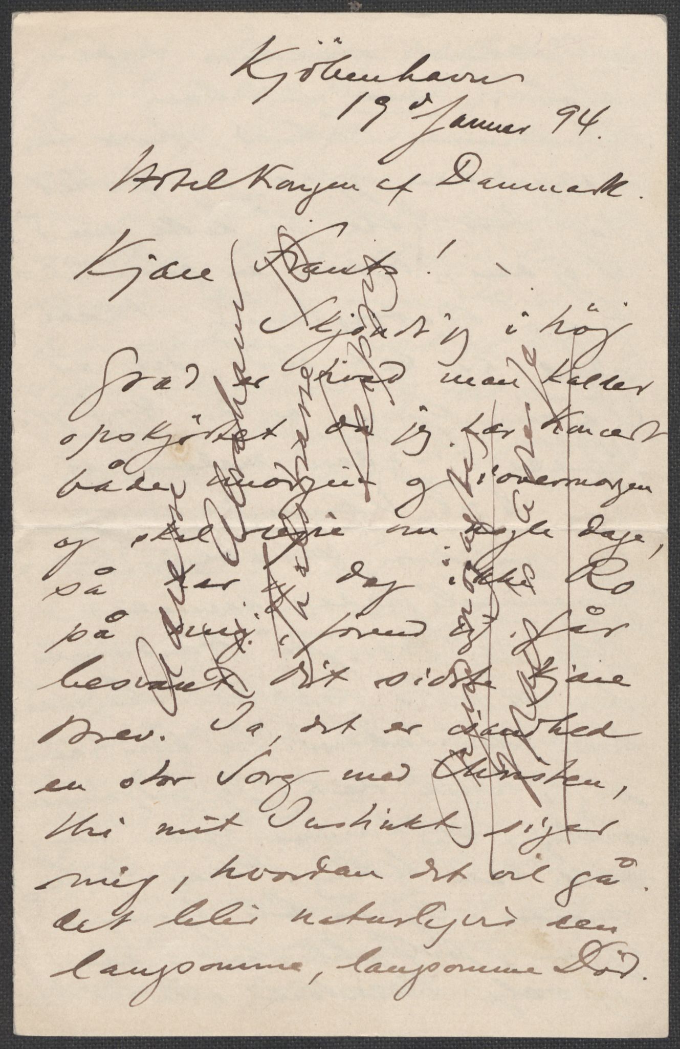 Beyer, Frants, AV/RA-PA-0132/F/L0001: Brev fra Edvard Grieg til Frantz Beyer og "En del optegnelser som kan tjene til kommentar til brevene" av Marie Beyer, 1872-1907, p. 412