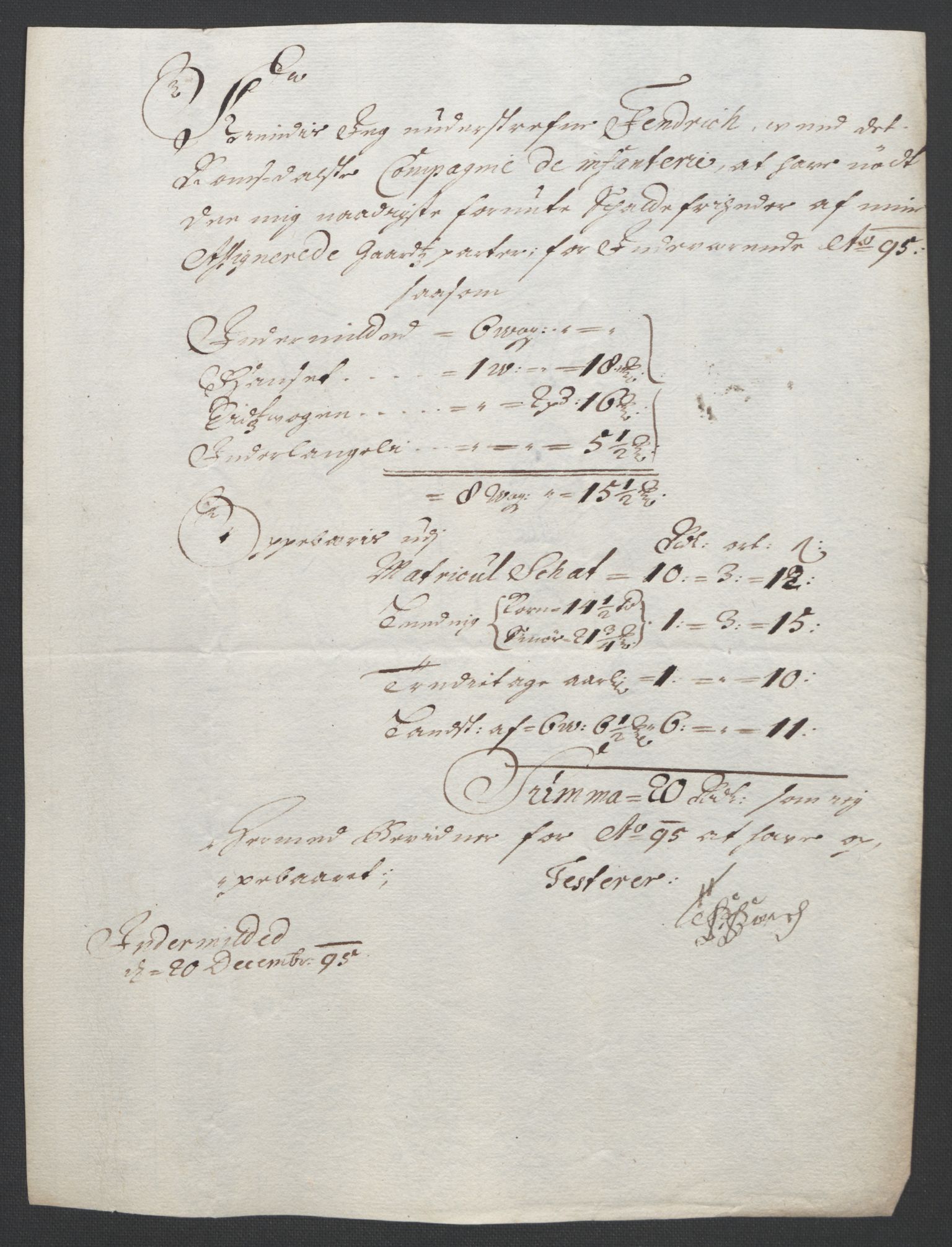 Rentekammeret inntil 1814, Reviderte regnskaper, Fogderegnskap, AV/RA-EA-4092/R55/L3652: Fogderegnskap Romsdal, 1695-1696, p. 139