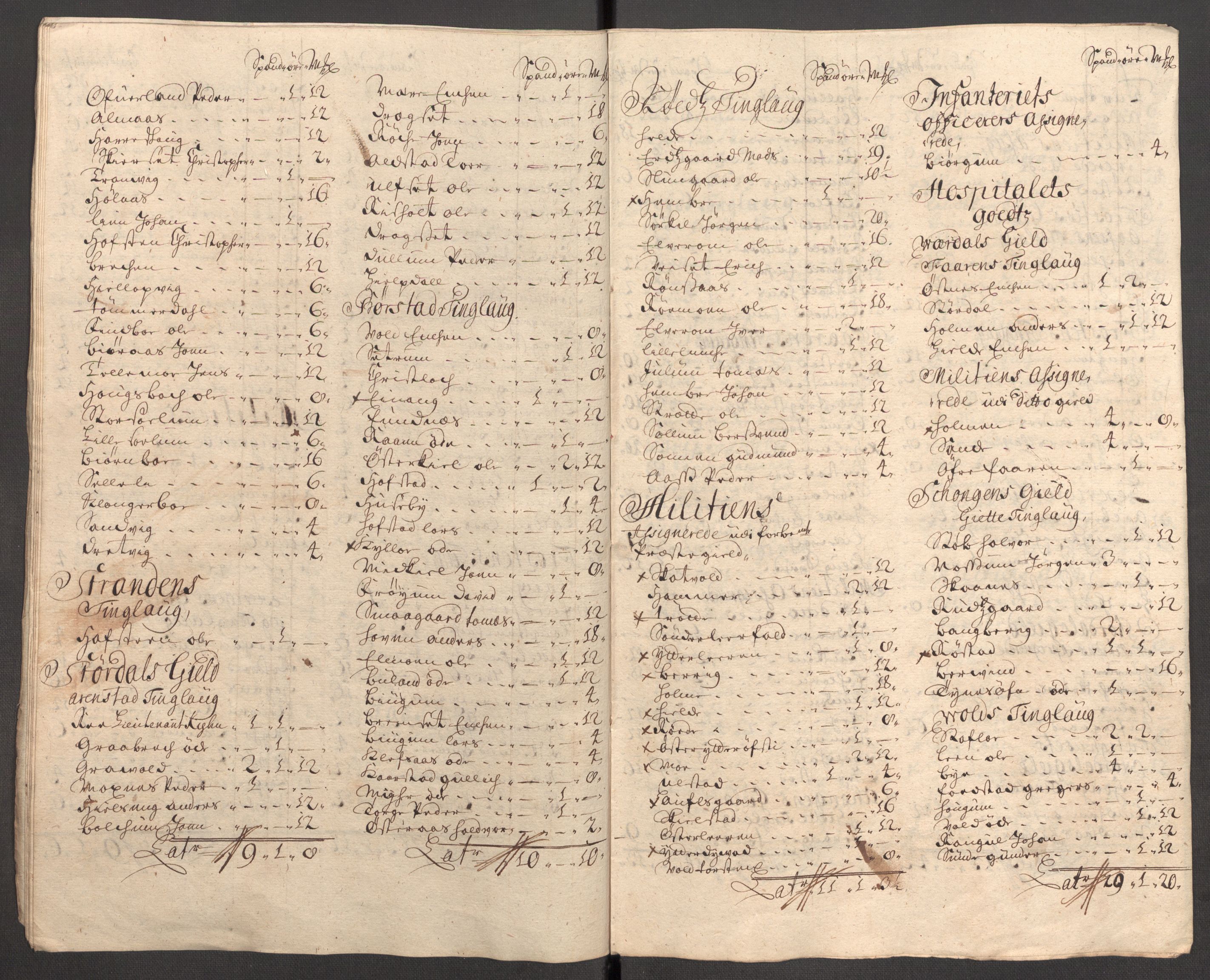 Rentekammeret inntil 1814, Reviderte regnskaper, Fogderegnskap, AV/RA-EA-4092/R62/L4197: Fogderegnskap Stjørdal og Verdal, 1707, p. 260