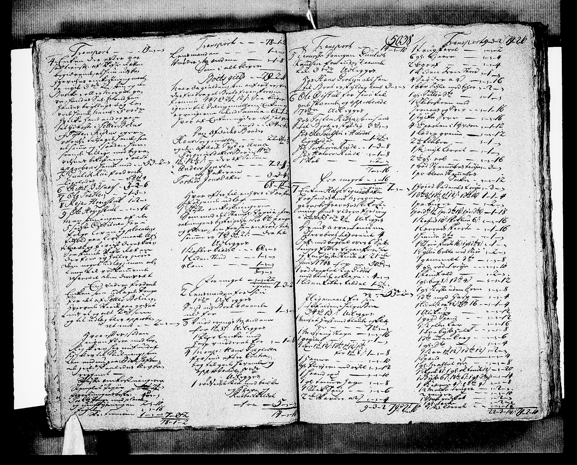 Nedre Telemark sorenskriveri, AV/SAKO-A-135/H/Hb/Hbb/L0007: Skifteprotokoll kopi, 1748-1750, p. 5037b-5038a