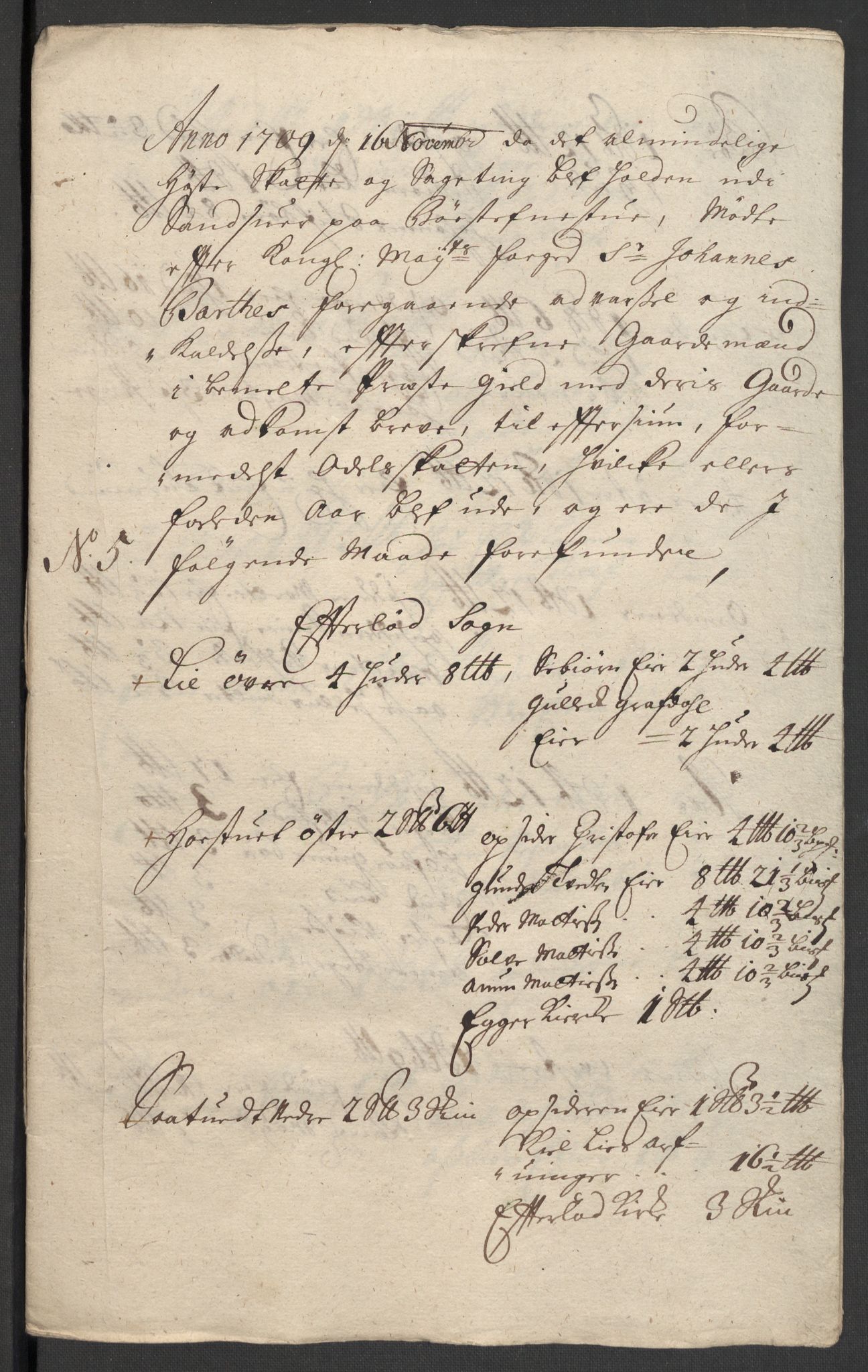 Rentekammeret inntil 1814, Reviderte regnskaper, Fogderegnskap, RA/EA-4092/R24/L1585: Fogderegnskap Numedal og Sandsvær, 1709-1710, p. 106