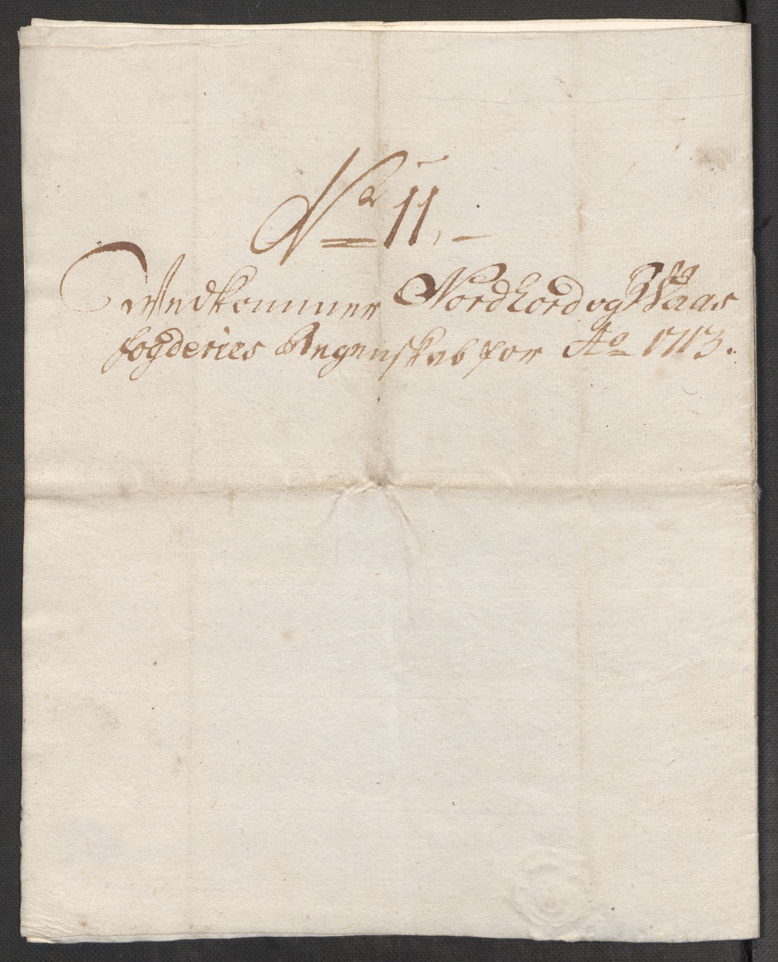 Rentekammeret inntil 1814, Reviderte regnskaper, Fogderegnskap, AV/RA-EA-4092/R51/L3195: Fogderegnskap Nordhordland og Voss, 1713, p. 202