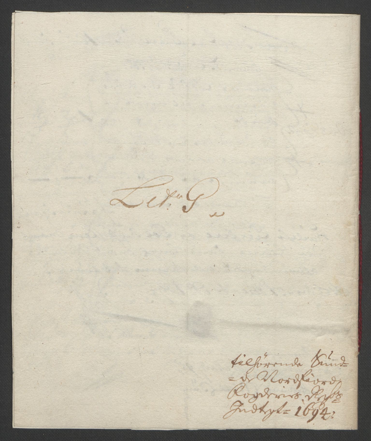 Rentekammeret inntil 1814, Reviderte regnskaper, Fogderegnskap, AV/RA-EA-4092/R53/L3421: Fogderegnskap Sunn- og Nordfjord, 1693-1694, p. 439