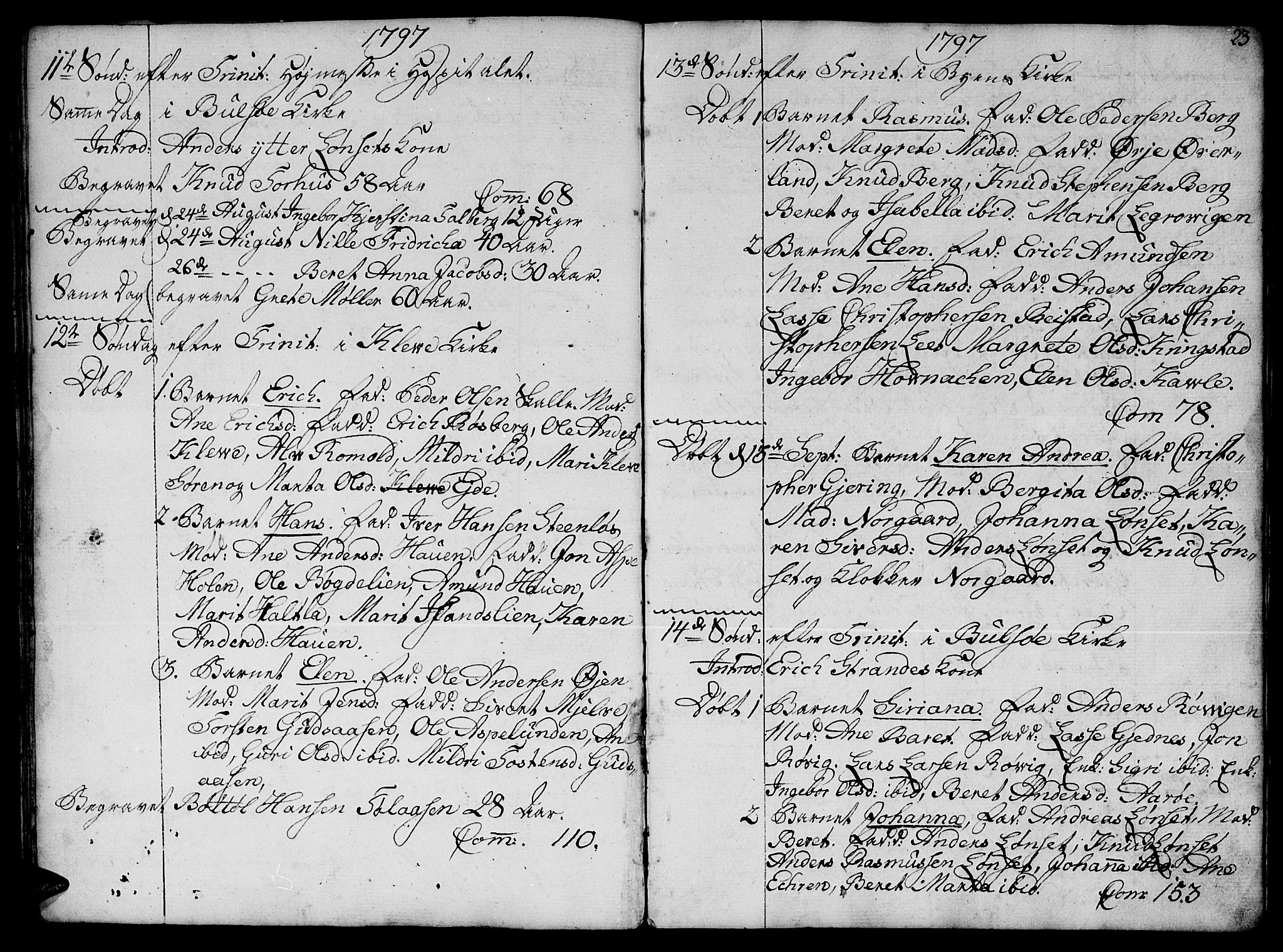 Ministerialprotokoller, klokkerbøker og fødselsregistre - Møre og Romsdal, SAT/A-1454/555/L0649: Parish register (official) no. 555A02 /1, 1795-1821, p. 23