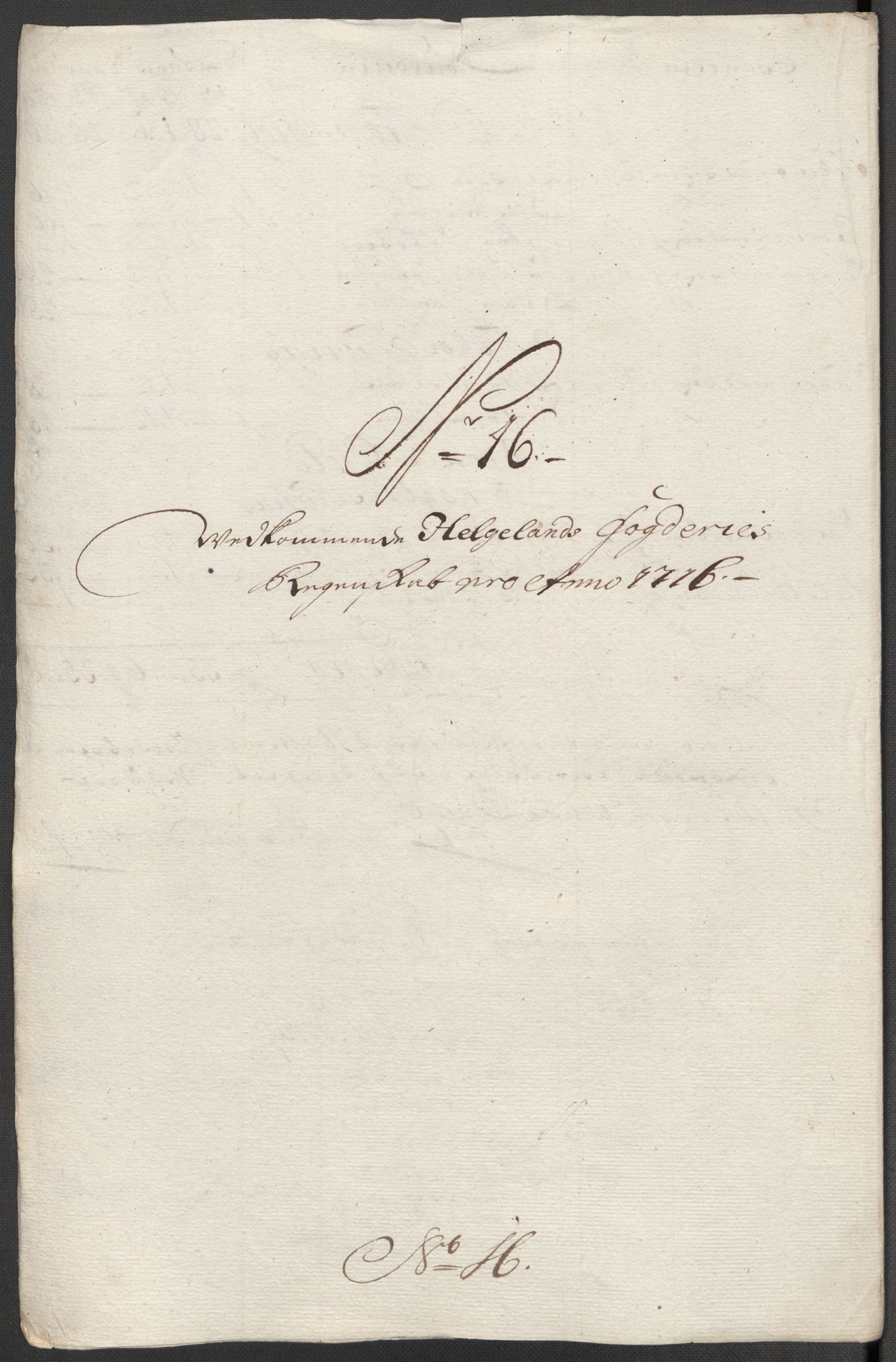 Rentekammeret inntil 1814, Reviderte regnskaper, Fogderegnskap, RA/EA-4092/R65/L4514: Fogderegnskap Helgeland, 1716, p. 206