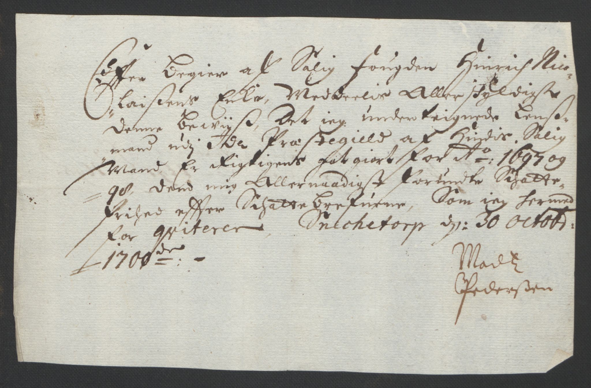 Rentekammeret inntil 1814, Reviderte regnskaper, Fogderegnskap, AV/RA-EA-4092/R01/L0014: Fogderegnskap Idd og Marker, 1699, p. 192