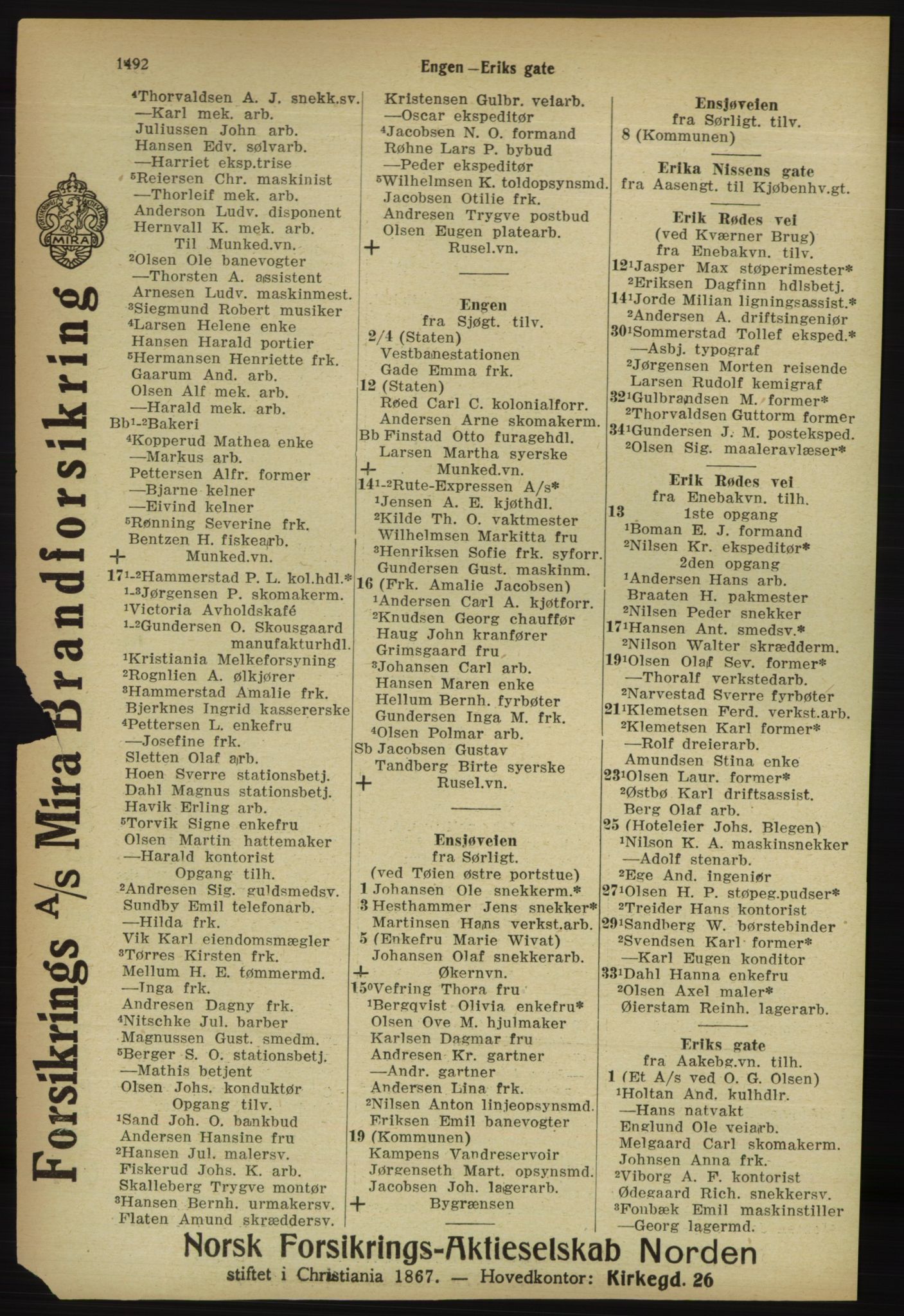 Kristiania/Oslo adressebok, PUBL/-, 1918, p. 1645