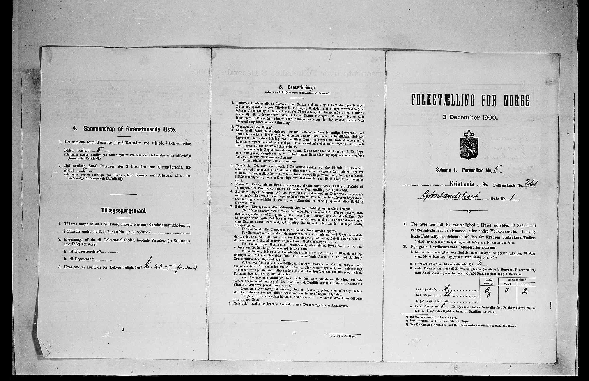 SAO, 1900 census for Kristiania, 1900, p. 29776