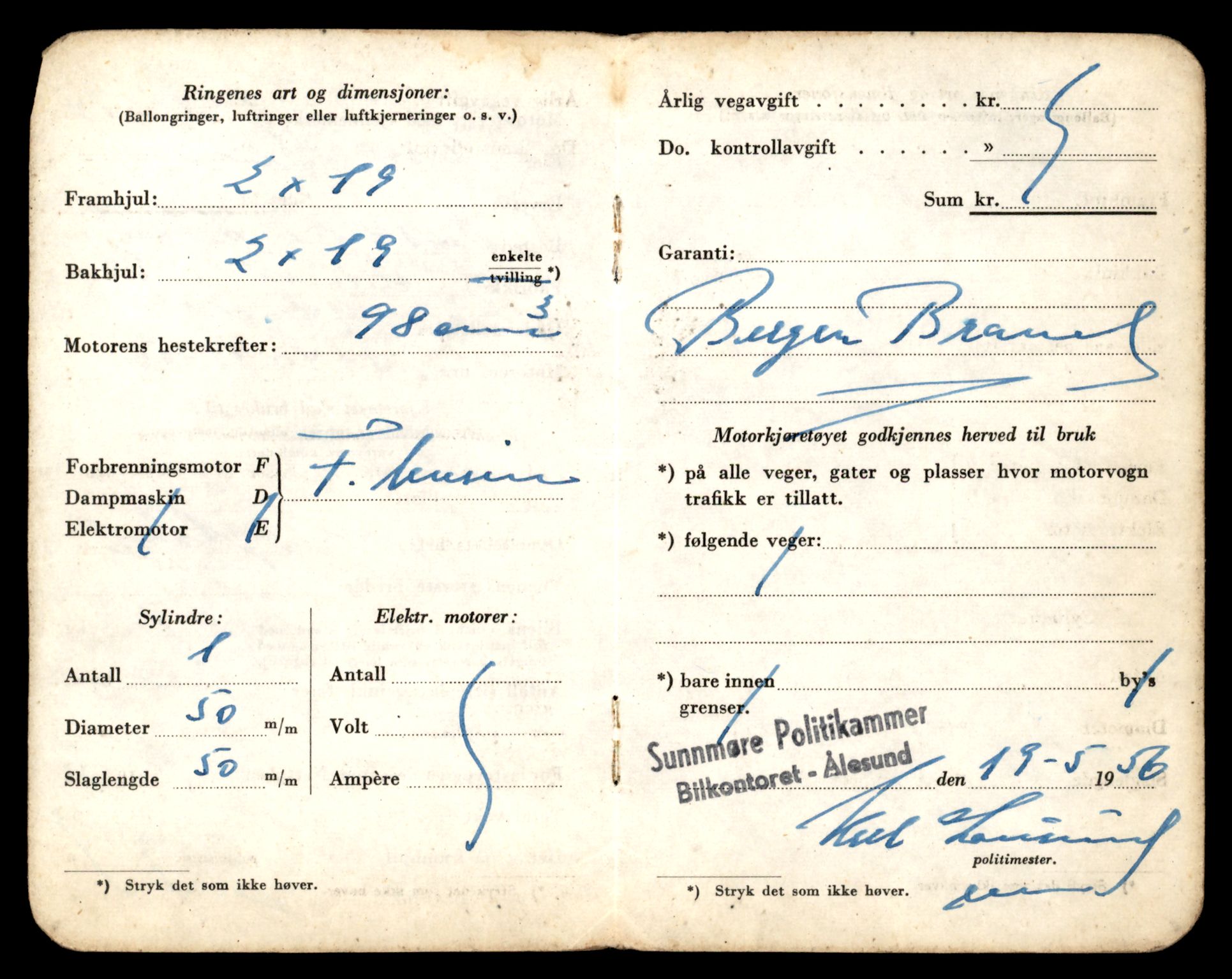 Møre og Romsdal vegkontor - Ålesund trafikkstasjon, AV/SAT-A-4099/F/Fe/L0028: Registreringskort for kjøretøy T 11290 - T 11429, 1927-1998, p. 1806