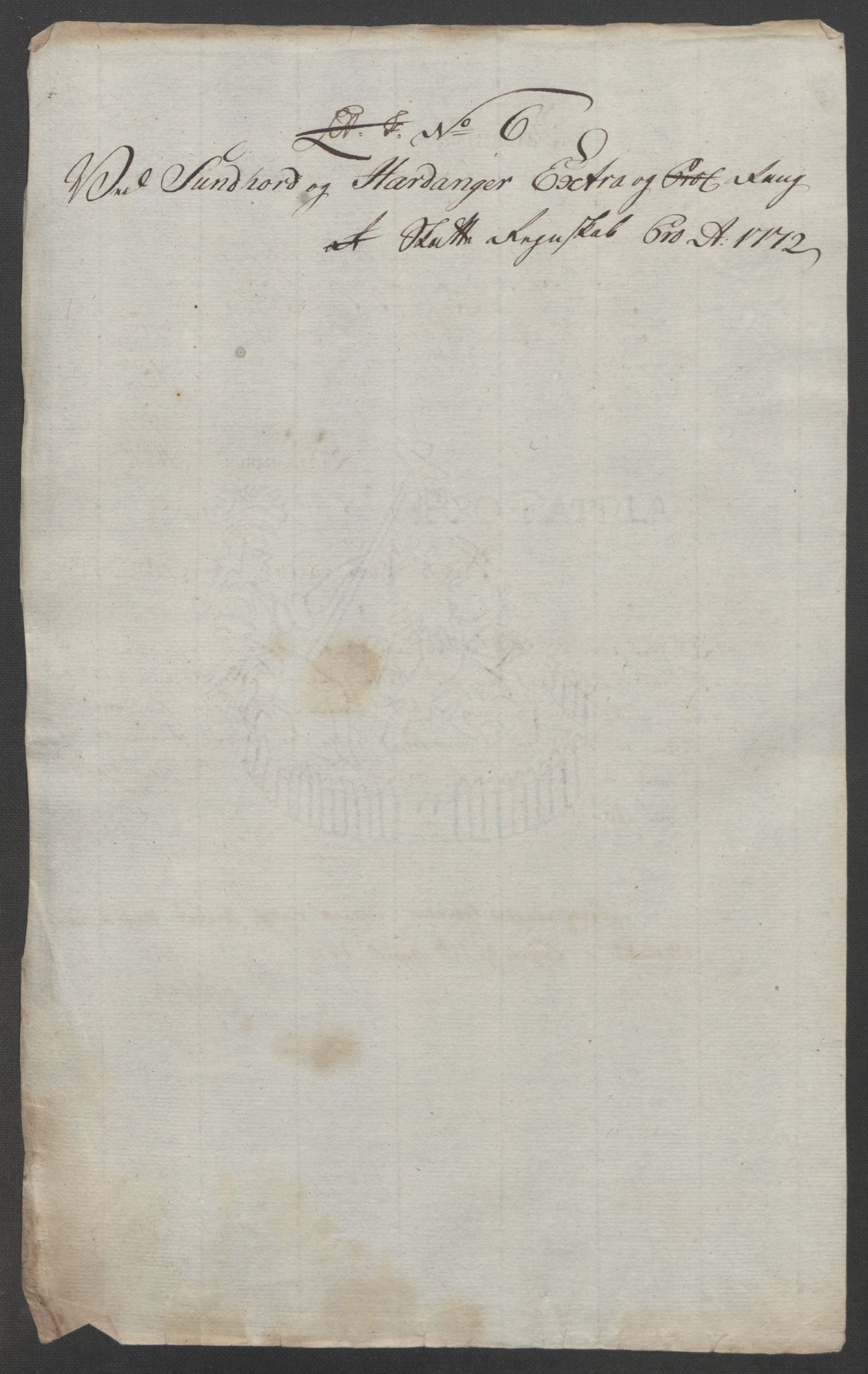 Rentekammeret inntil 1814, Reviderte regnskaper, Fogderegnskap, RA/EA-4092/R48/L3136: Ekstraskatten Sunnhordland og Hardanger, 1762-1772, p. 346