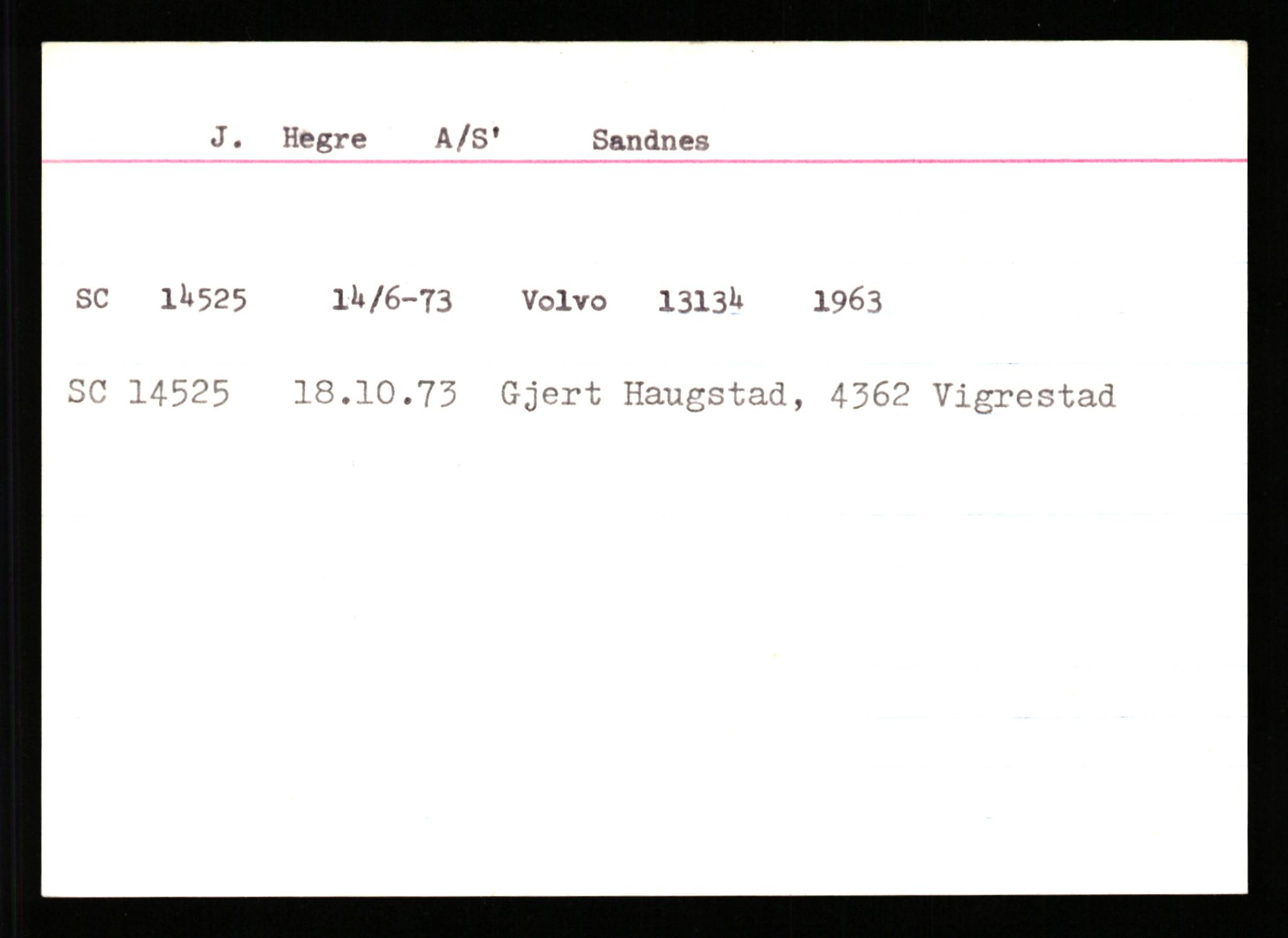 Stavanger trafikkstasjon, AV/SAST-A-101942/0/G/L0003: Registreringsnummer: 10466 - 15496, 1930-1971, p. 2710