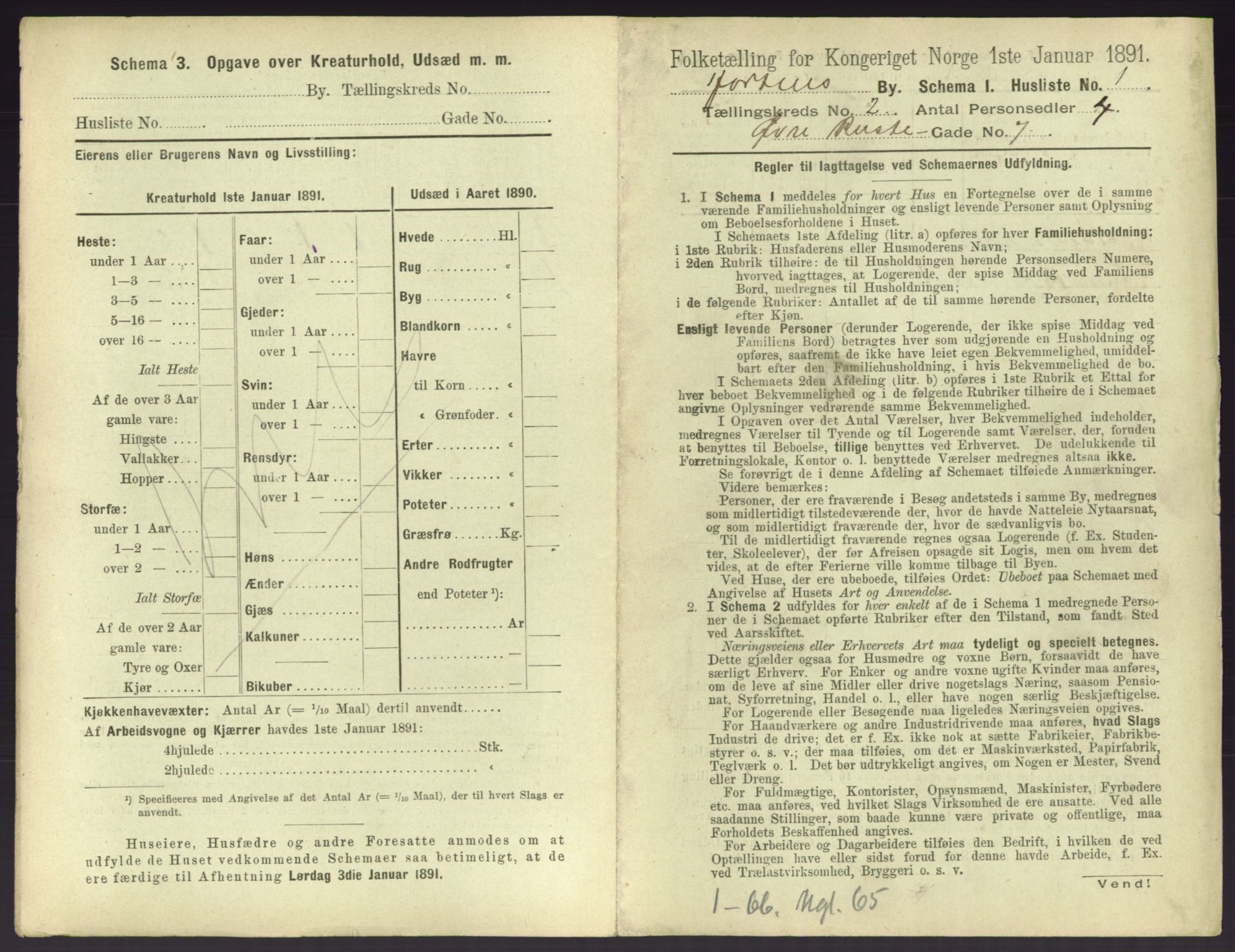 RA, 1891 census for 0703 Horten, 1891, p. 153