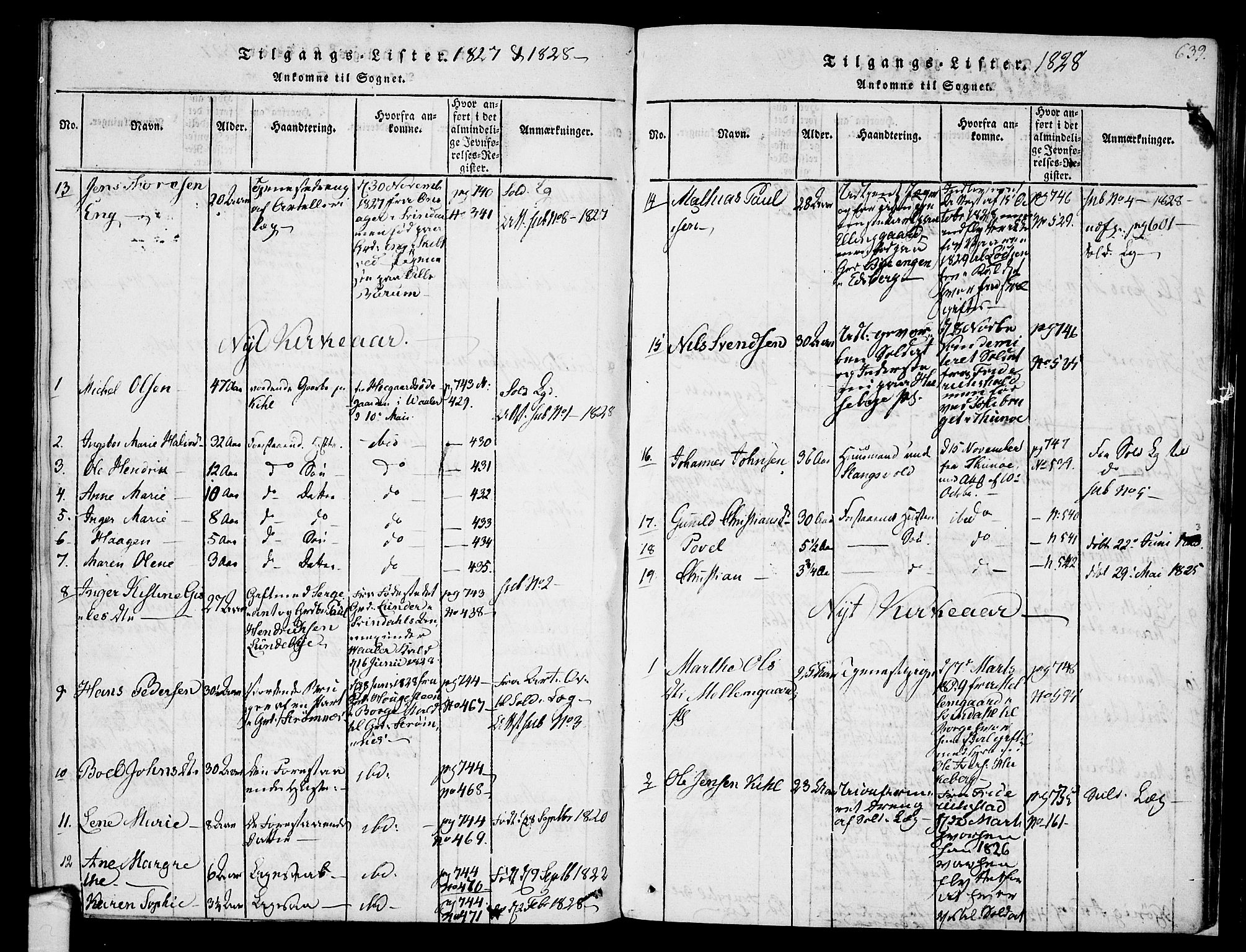 Råde prestekontor kirkebøker, AV/SAO-A-2009/F/Fa/L0004: Parish register (official) no. 4, 1814-1830, p. 638-639