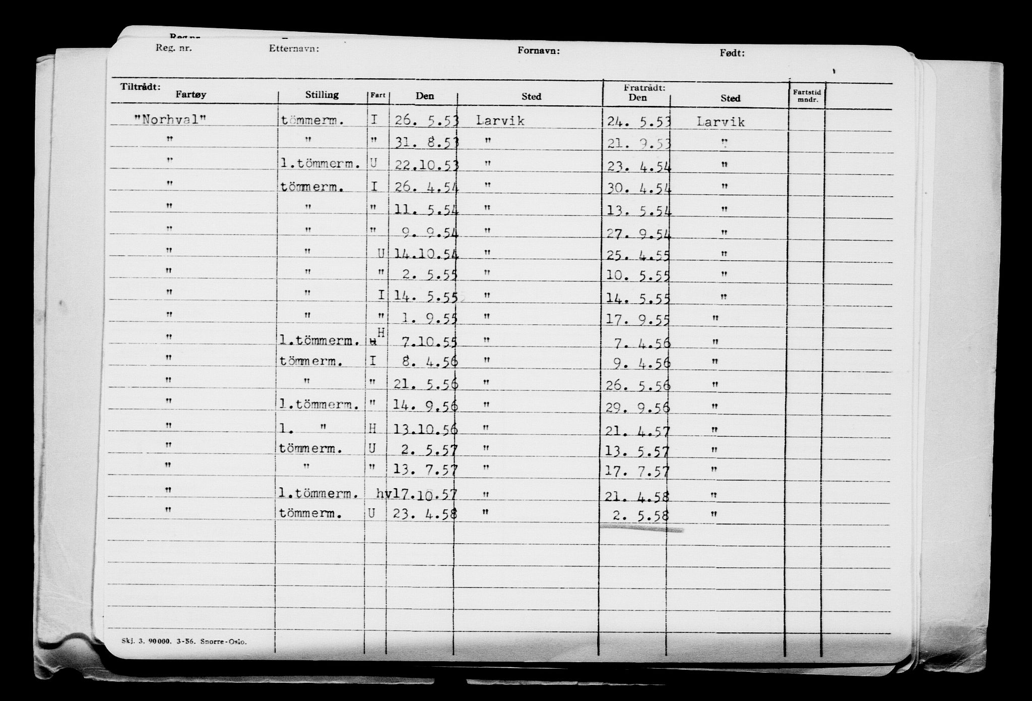 Direktoratet for sjømenn, AV/RA-S-3545/G/Gb/L0099: Hovedkort, 1911, p. 585