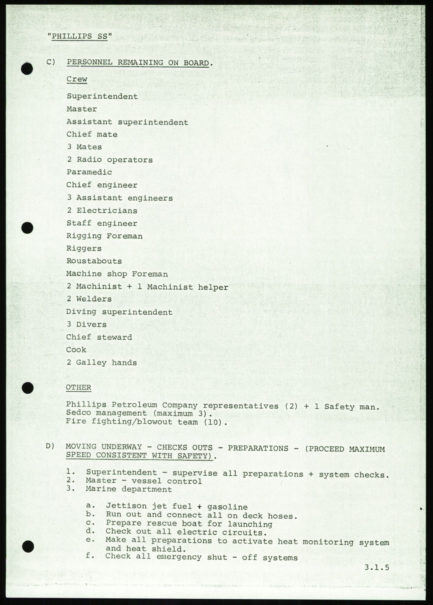 Justisdepartementet, Granskningskommisjonen ved Alexander Kielland-ulykken 27.3.1980, AV/RA-S-1165/D/L0016: O Beredskapsplaner (Doku.liste + O1-O3 av 3), 1980-1981, p. 83