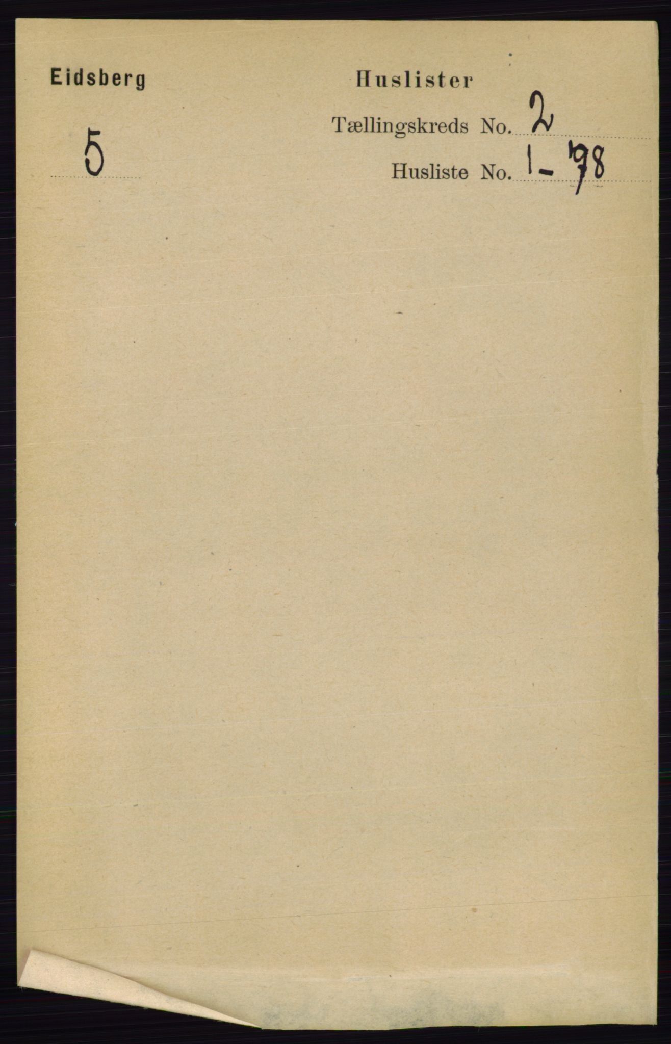 RA, 1891 census for 0125 Eidsberg, 1891, p. 757