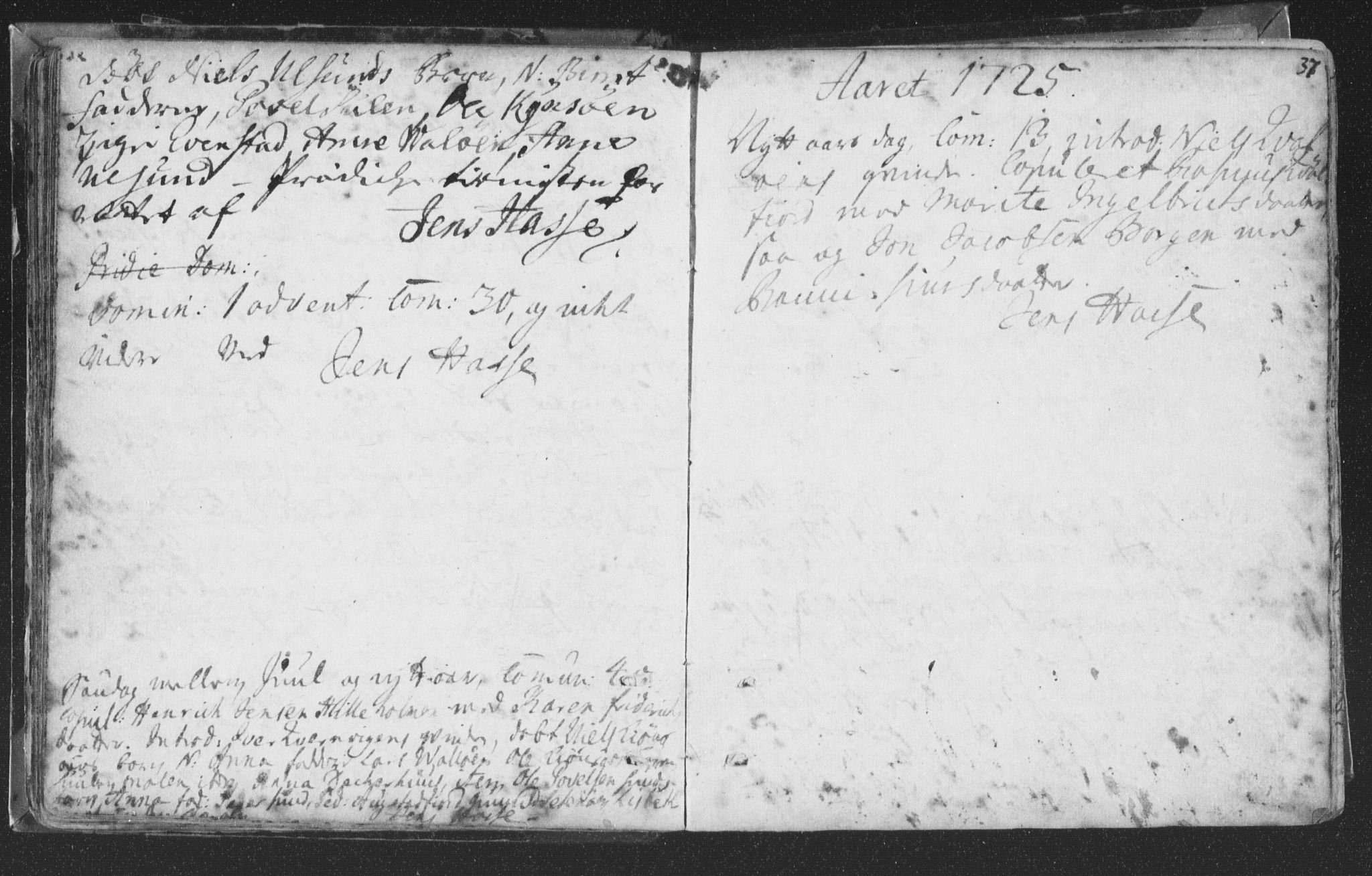 Ministerialprotokoller, klokkerbøker og fødselsregistre - Nord-Trøndelag, SAT/A-1458/786/L0685: Parish register (official) no. 786A01, 1710-1798, p. 37