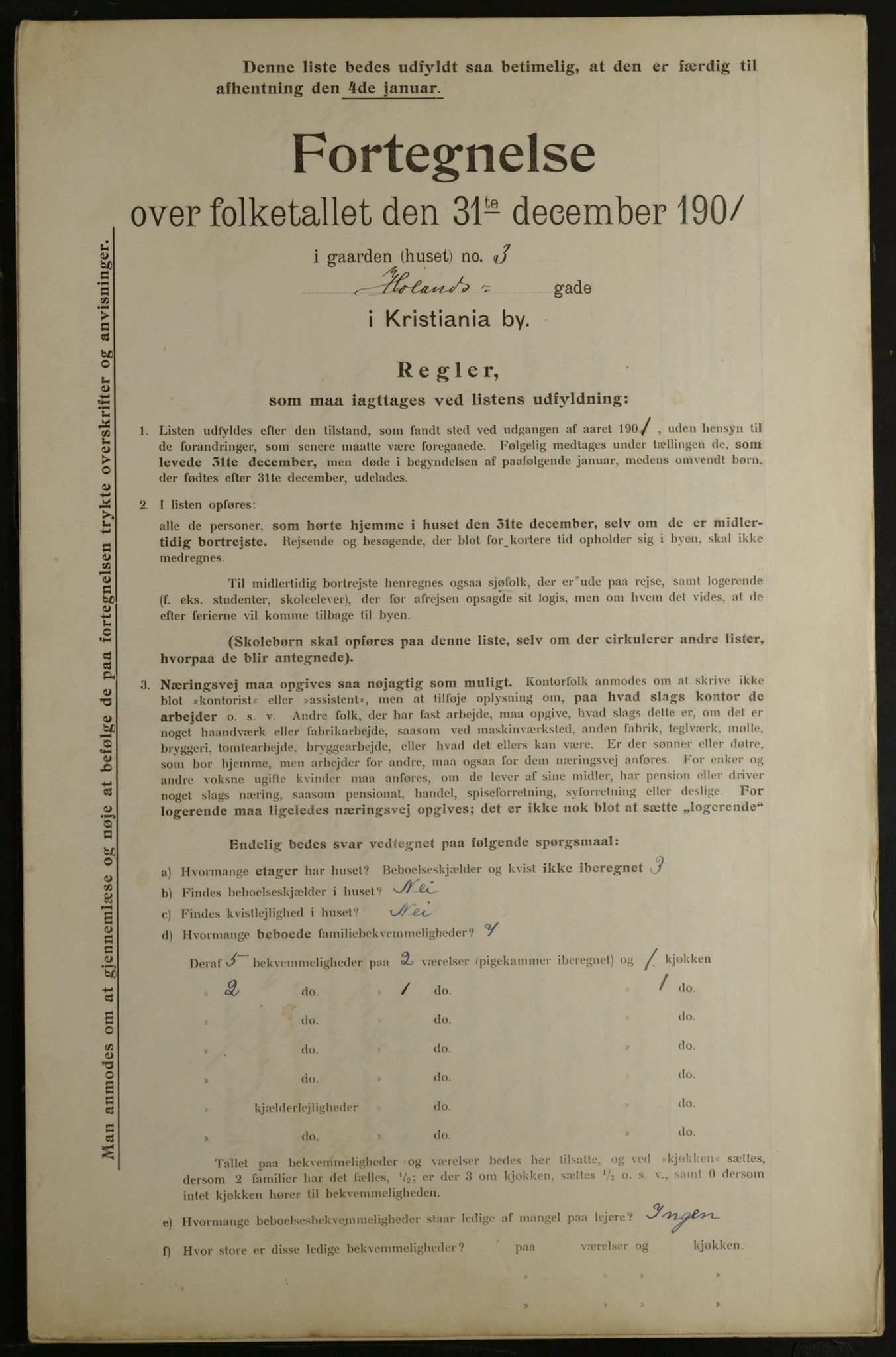 OBA, Municipal Census 1901 for Kristiania, 1901, p. 6665