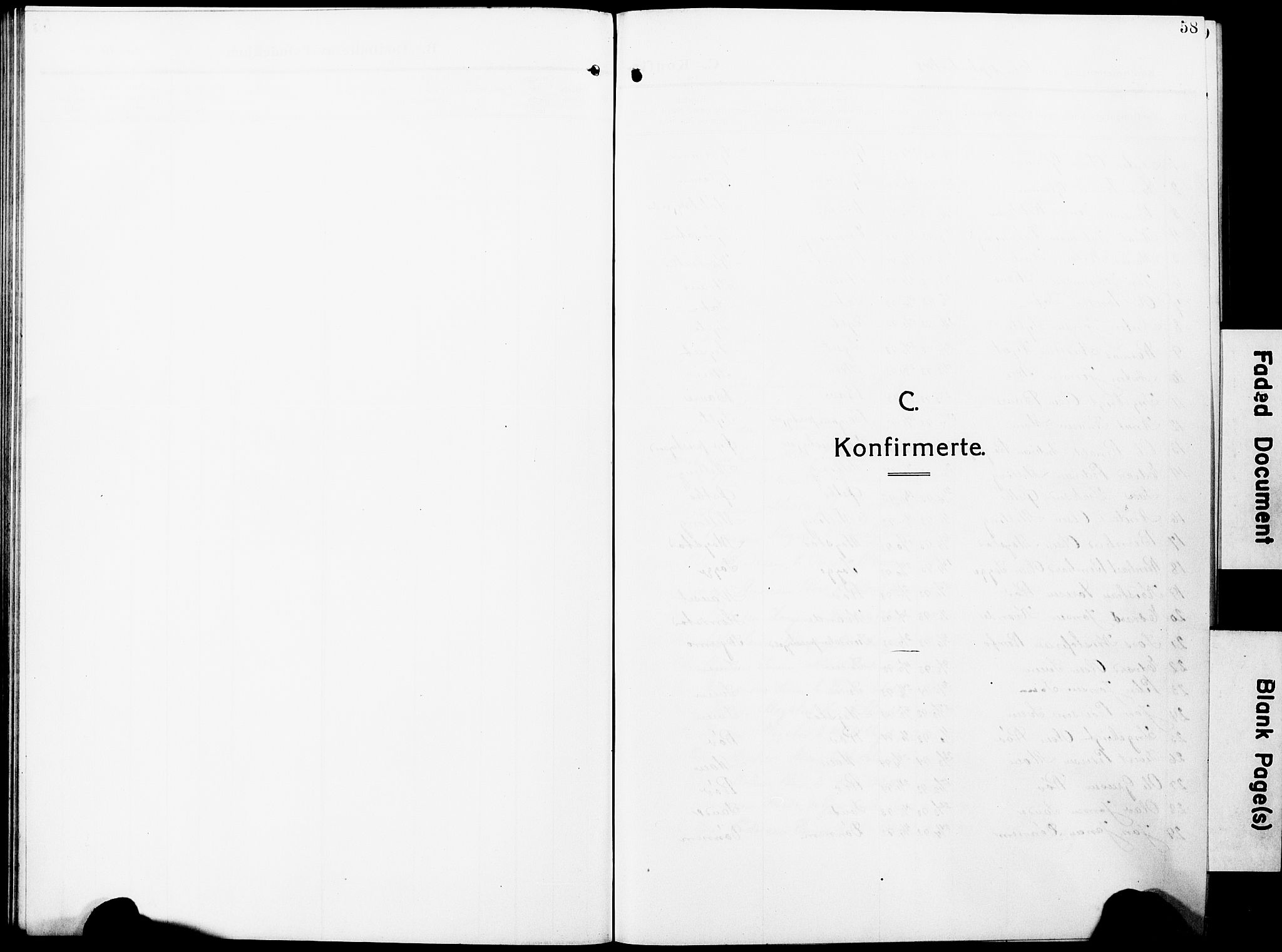 Ministerialprotokoller, klokkerbøker og fødselsregistre - Møre og Romsdal, SAT/A-1454/596/L1059: Parish register (copy) no. 596C02, 1908-1922, p. 58