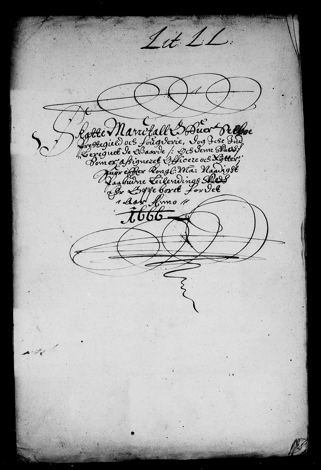 Rentekammeret inntil 1814, Reviderte regnskaper, Stiftamtstueregnskaper, Trondheim stiftamt og Nordland amt, RA/EA-6044/R/Rd/L0017: Trondheim stiftamt, 1666