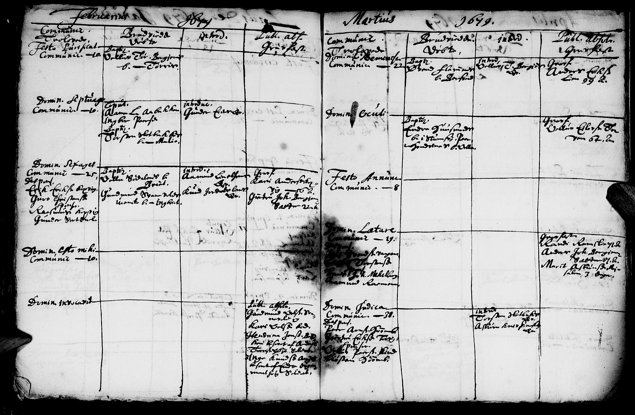 Ministerialprotokoller, klokkerbøker og fødselsregistre - Møre og Romsdal, AV/SAT-A-1454/586/L0975: Parish register (official) no. 586A01, 1645-1681