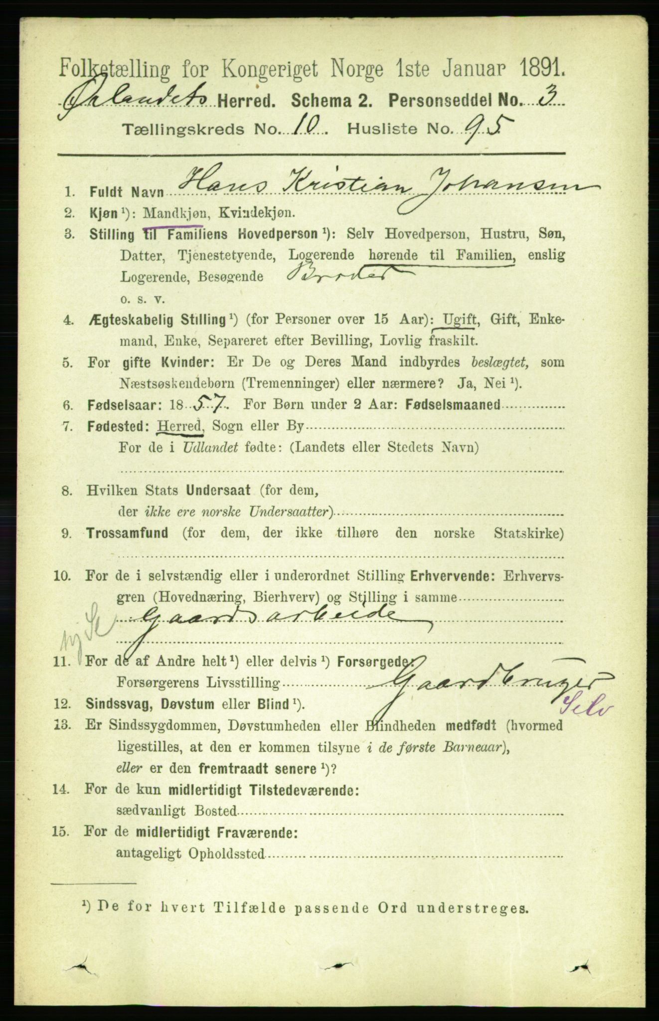 RA, 1891 census for 1621 Ørland, 1891, p. 4775