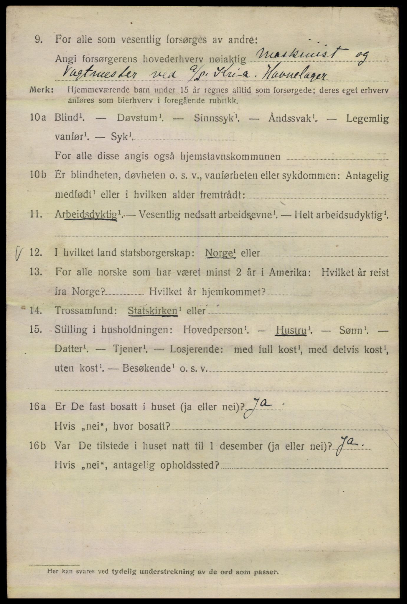 SAO, 1920 census for Kristiania, 1920, p. 358238