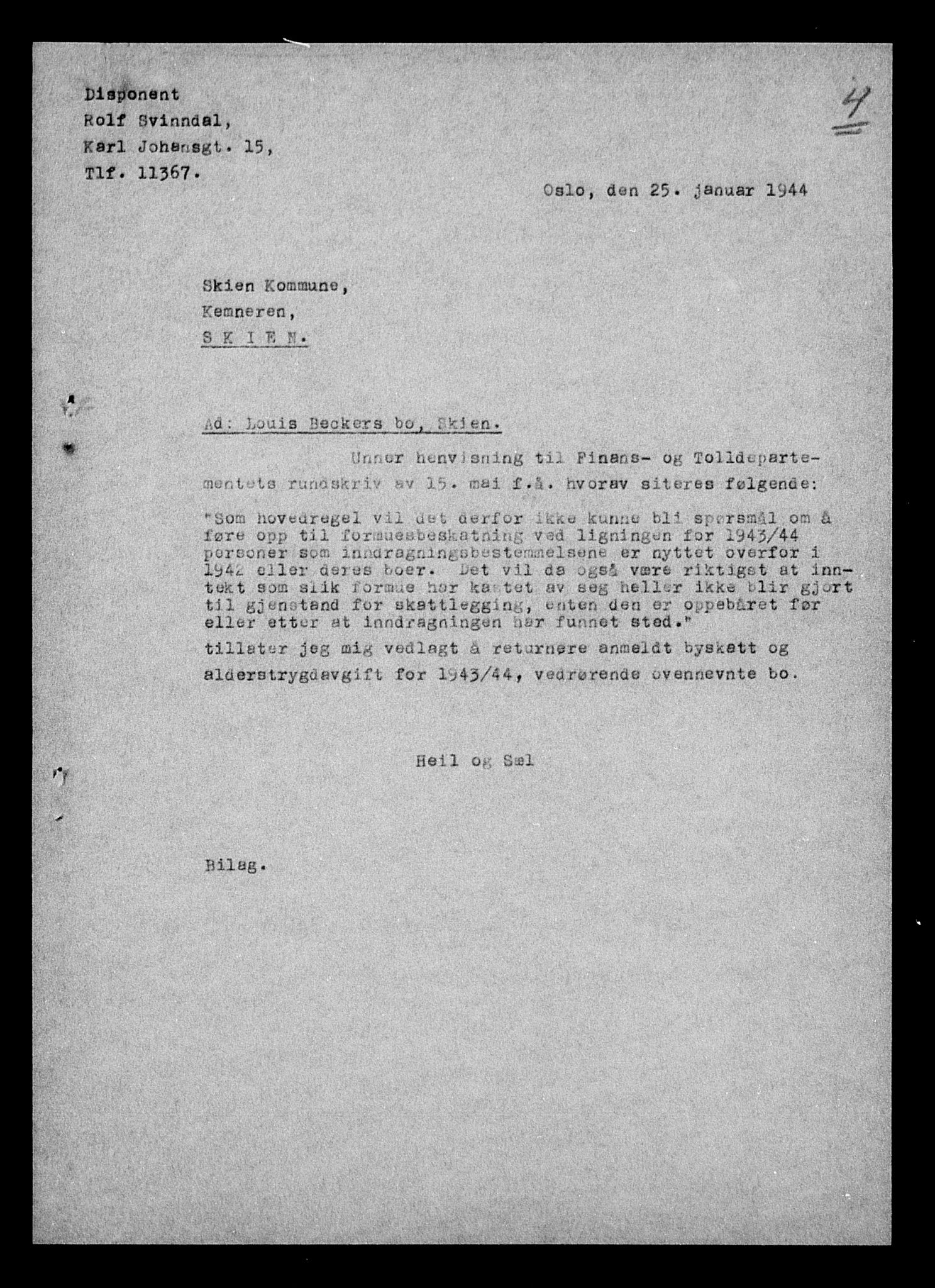 Justisdepartementet, Tilbakeføringskontoret for inndratte formuer, AV/RA-S-1564/H/Hc/Hcd/L0990: --, 1945-1947, p. 583