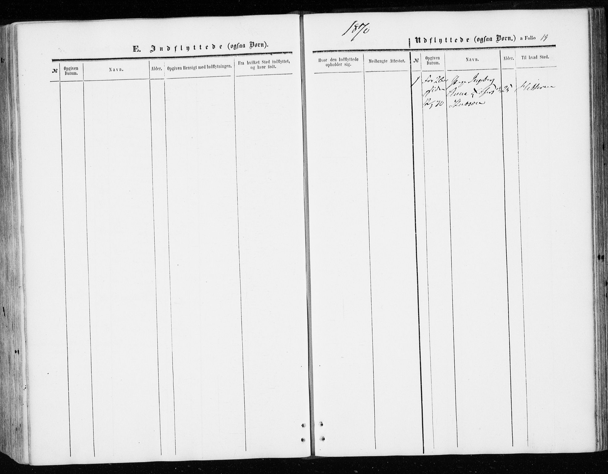 Ministerialprotokoller, klokkerbøker og fødselsregistre - Sør-Trøndelag, SAT/A-1456/646/L0612: Parish register (official) no. 646A10, 1858-1869, p. 19