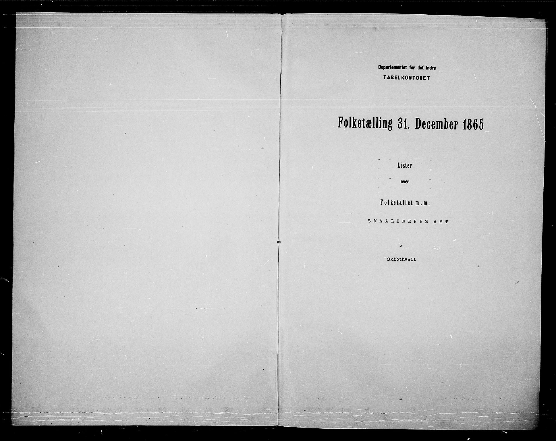 RA, 1865 census for Skiptvet, 1865, p. 3