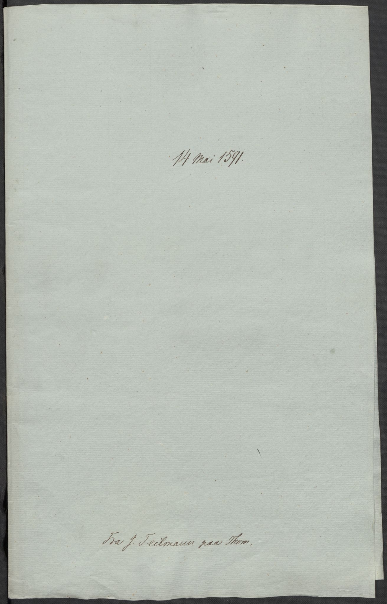 Riksarkivets diplomsamling, AV/RA-EA-5965/F02/L0093: Dokumenter, 1591, p. 90