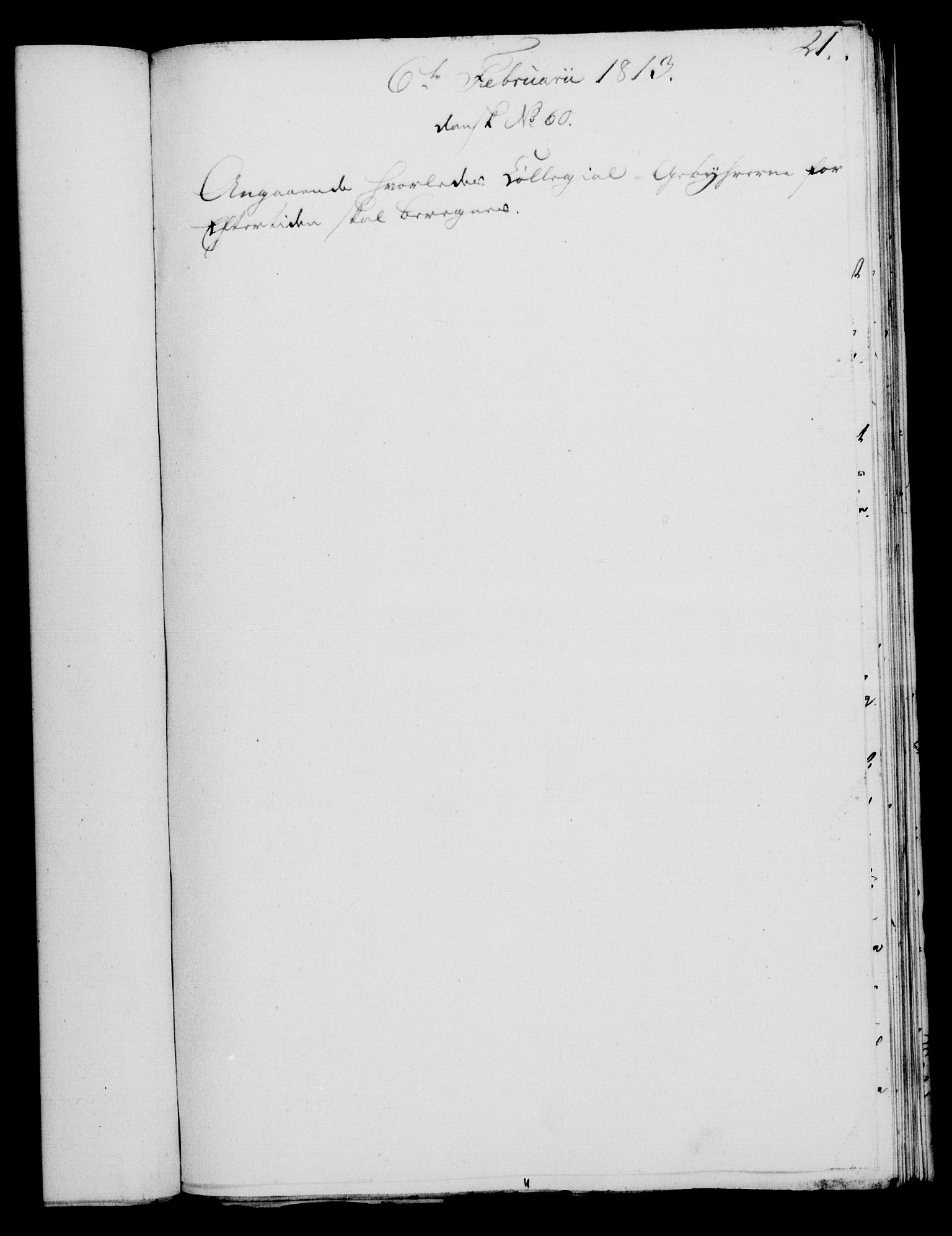 Rentekammeret, Kammerkanselliet, RA/EA-3111/G/Gf/Gfa/L0095: Norsk relasjons- og resolusjonsprotokoll (merket RK 52.95), 1813-1814, p. 101